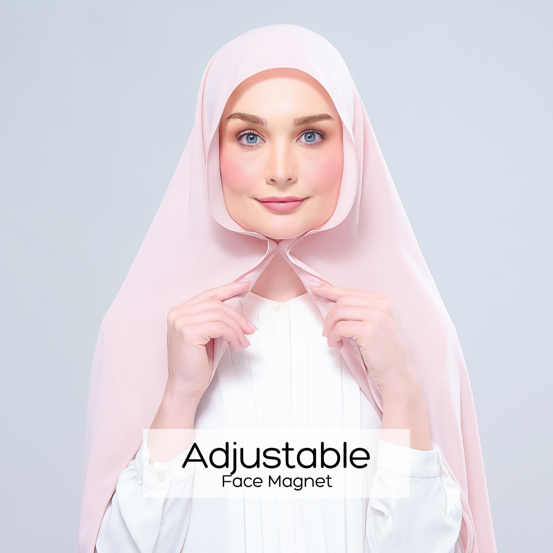 Instant Tag 'n Go Chiffon Silk Shawl - Dusty Rose