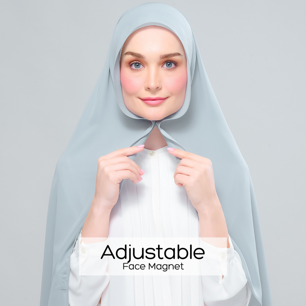 Instant Tag 'n Go Chiffon Silk Shawl - Earl Grey