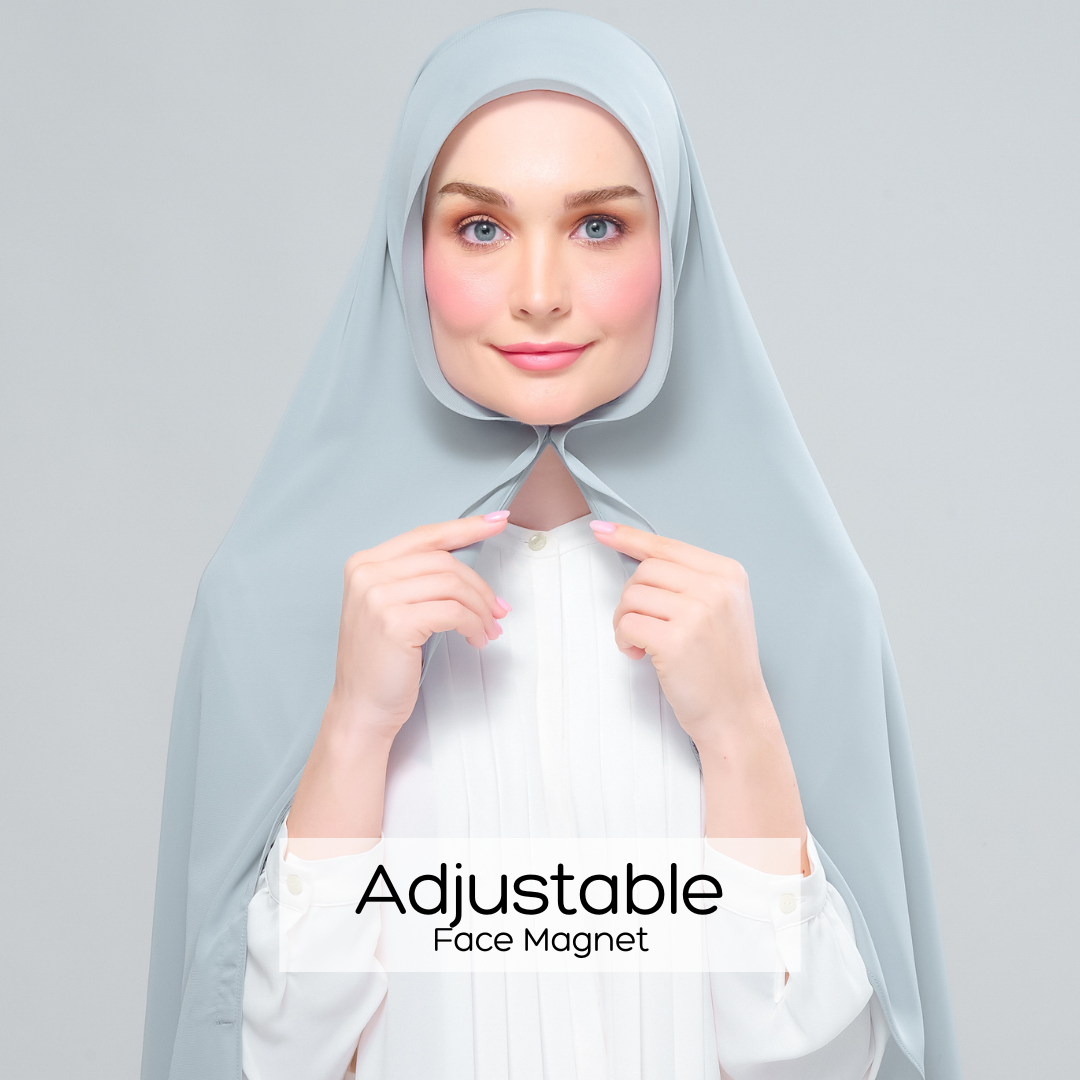 Instant Tag 'n Go Chiffon Silk Shawl - Earl Grey