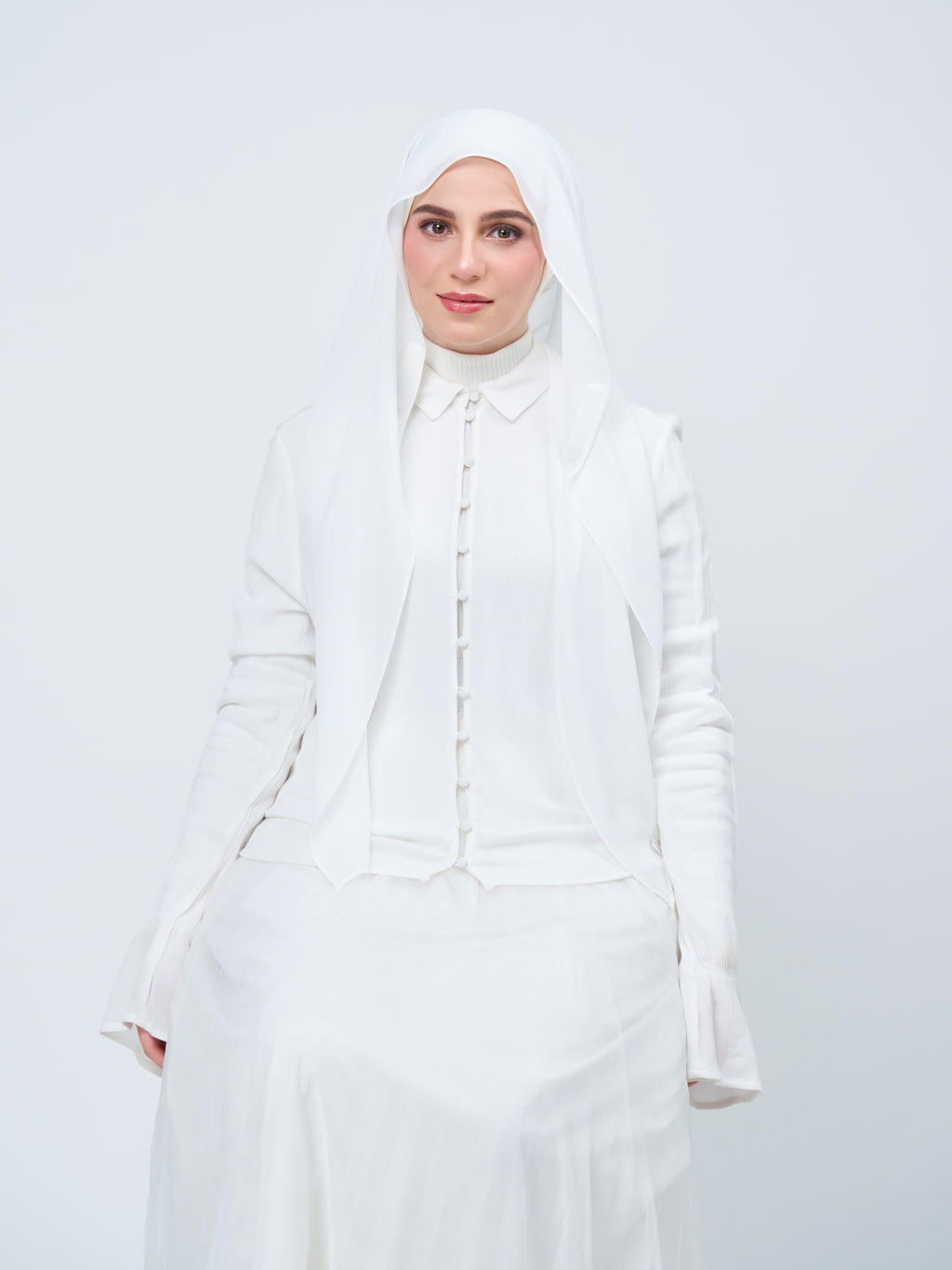 [★New] HoodX in Bridal White