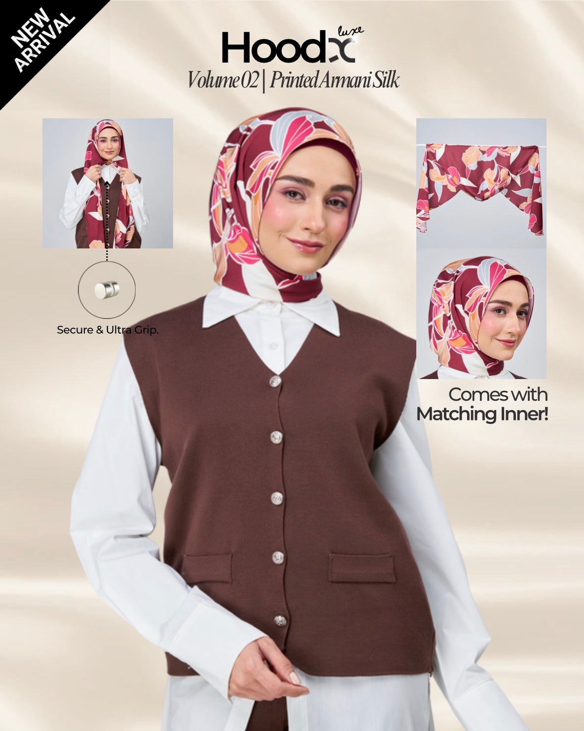 [★New] HoodX Printed Set in Serenia