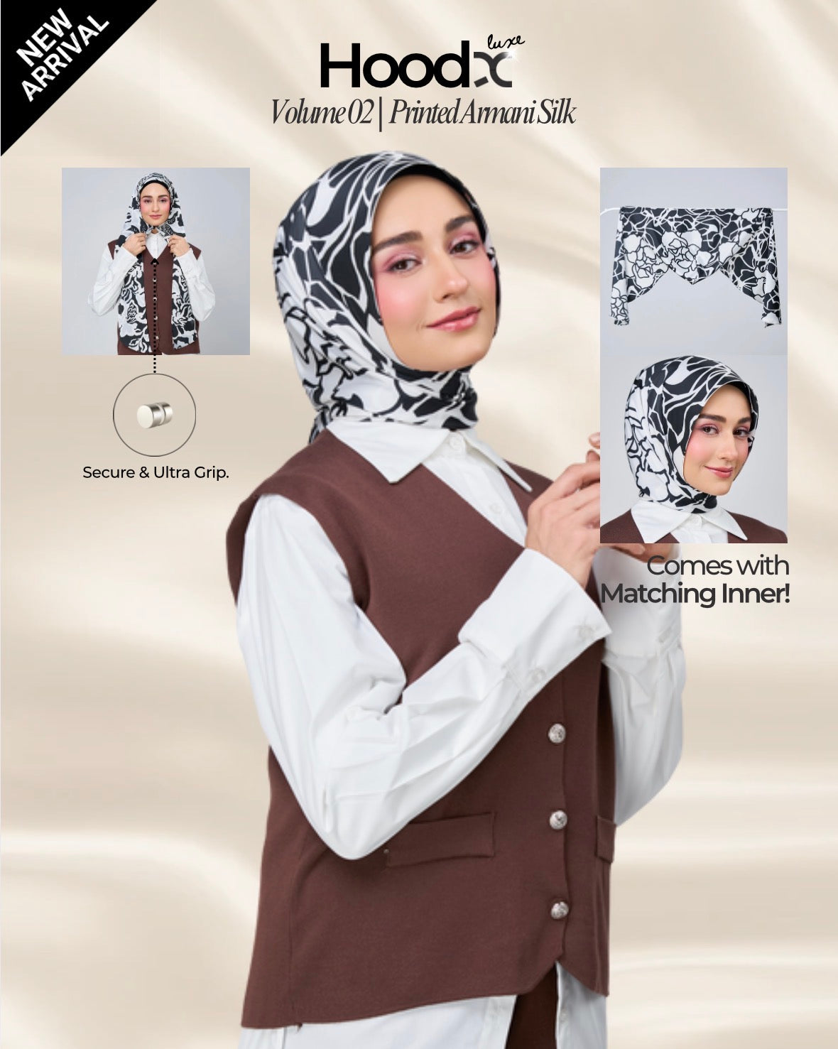 [★New] HoodX Printed Set in Ying & Yang