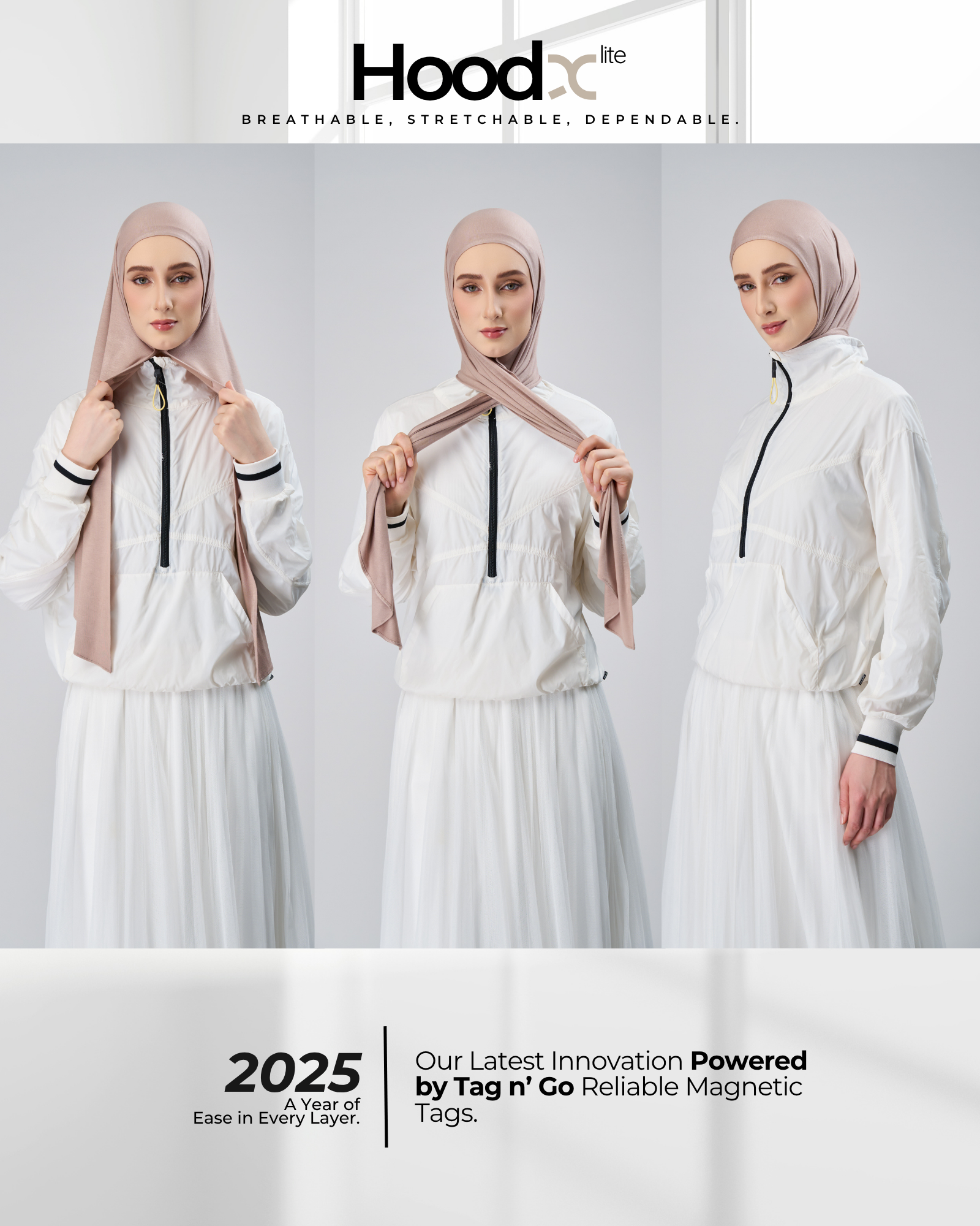 HoodX Lite in Light Mocha