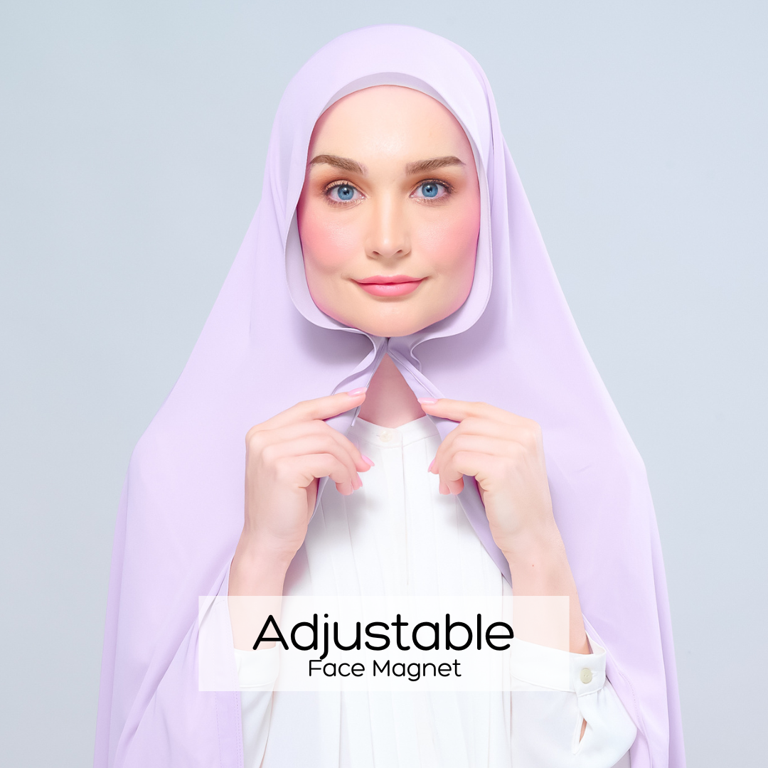Instant Tag 'n Go Chiffon Silk Shawl - Lilac
