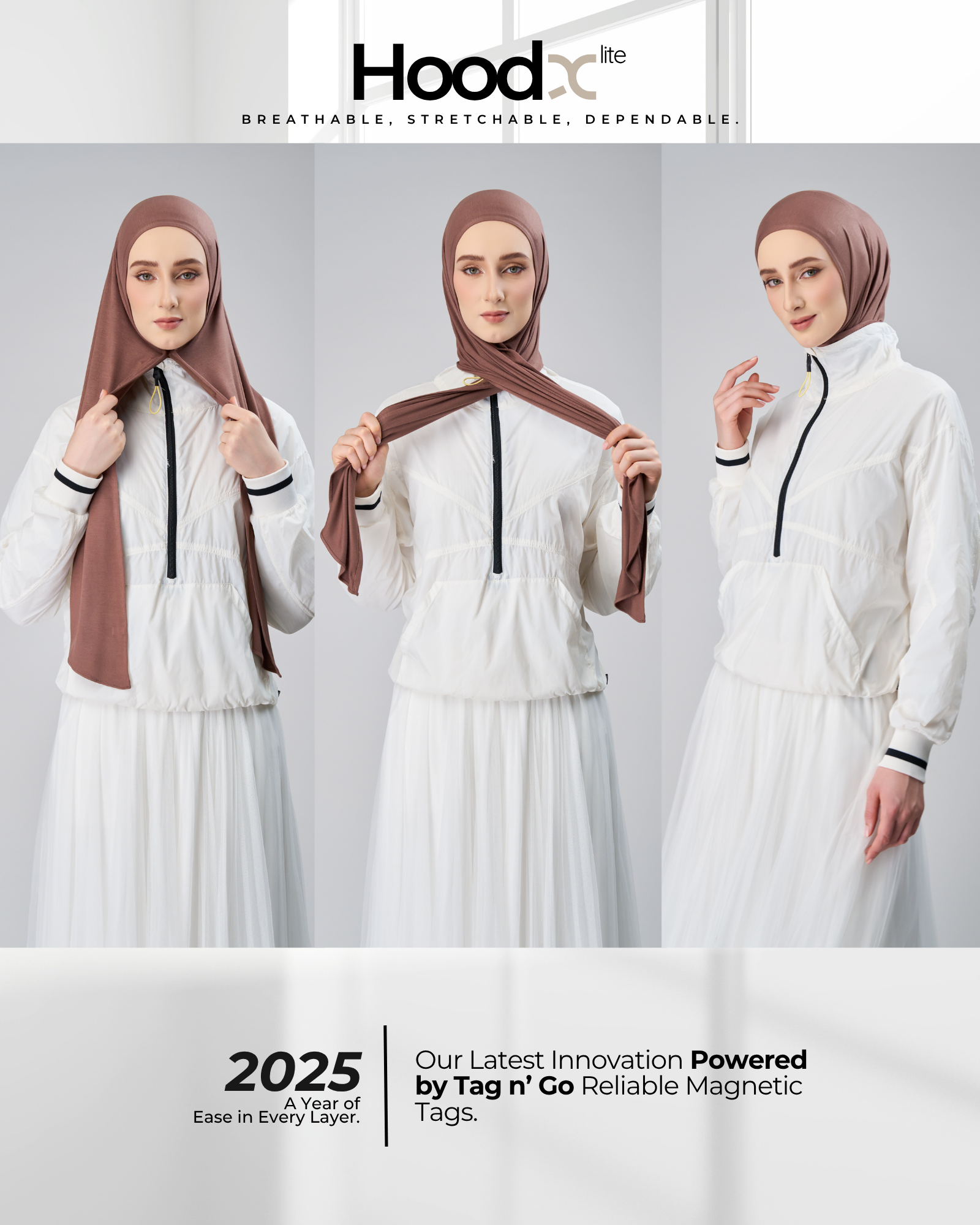 HoodX Lite in Medium Truffle