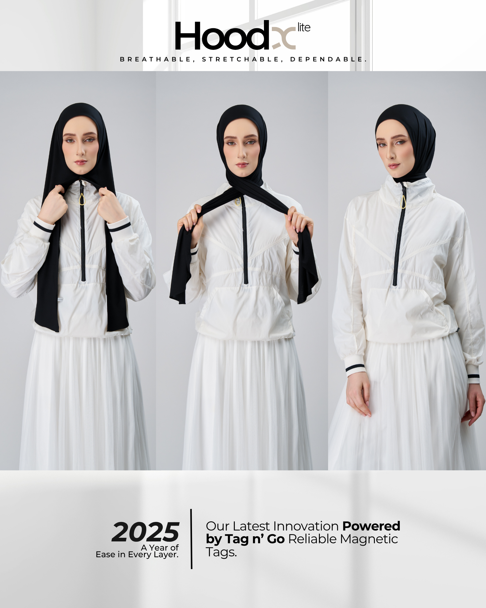 HoodX Lite in Noir Black