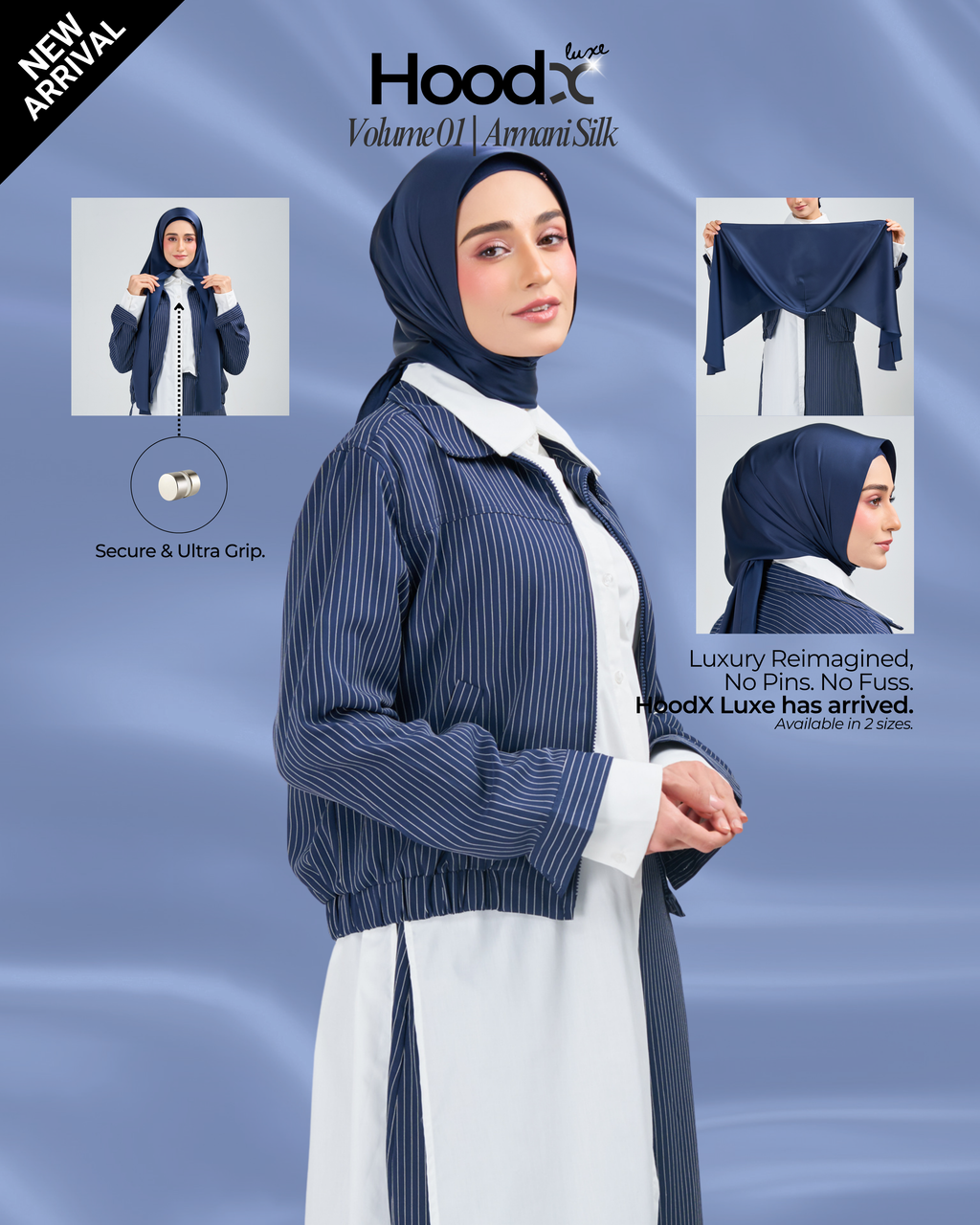 [★New] HoodX Luxe in Navy