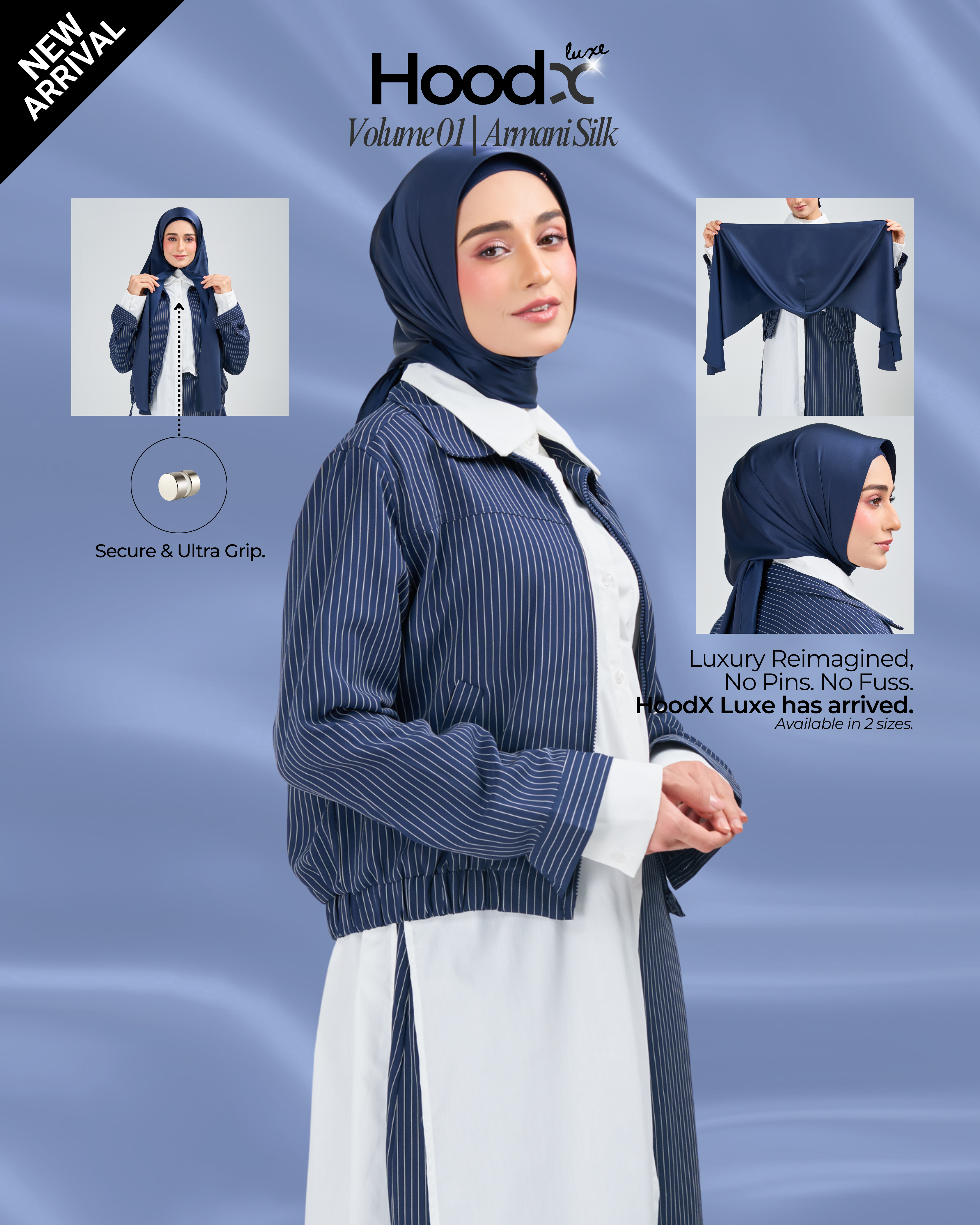 [★New] HoodX Luxe in Navy