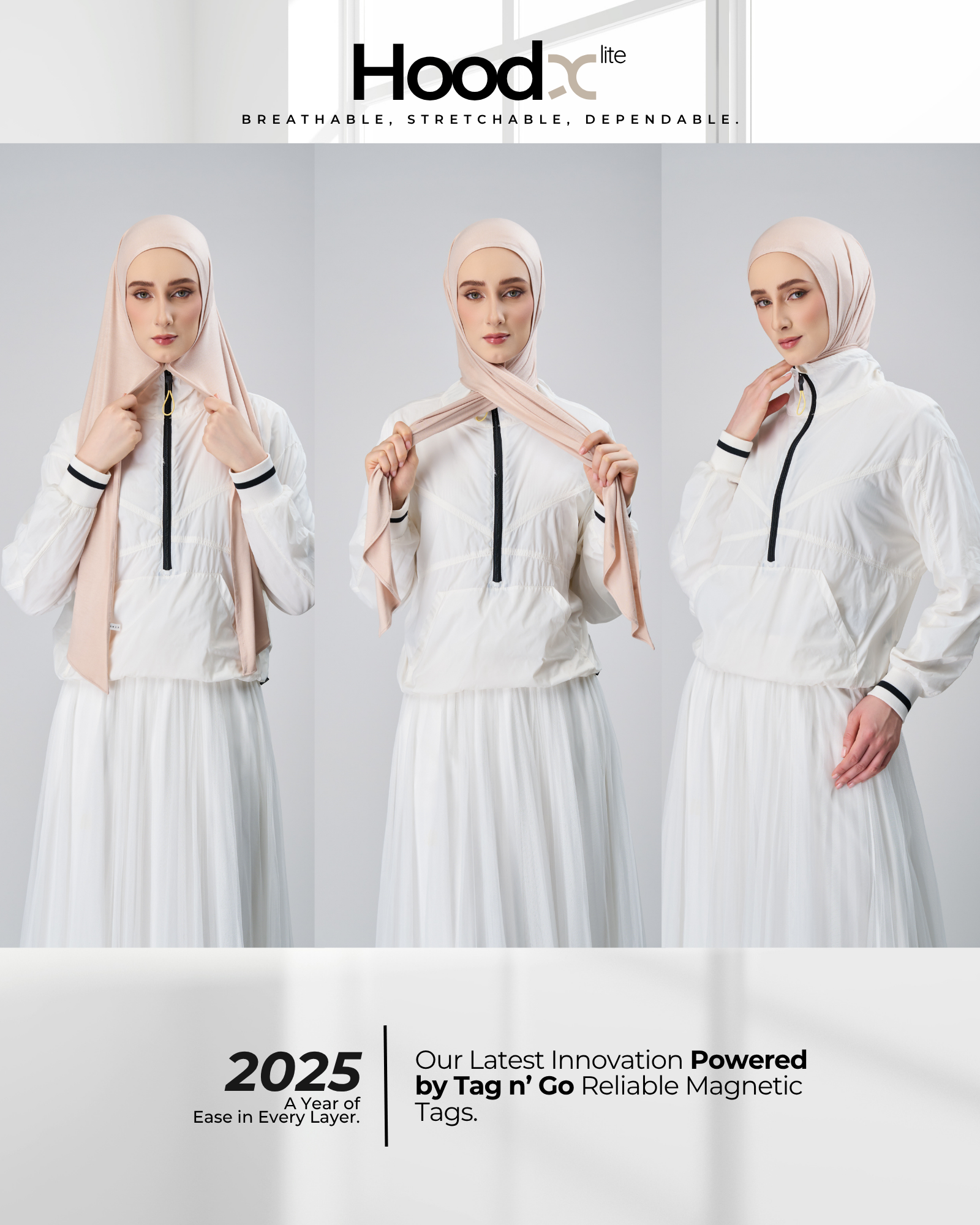 HoodX Lite in Oatmilk