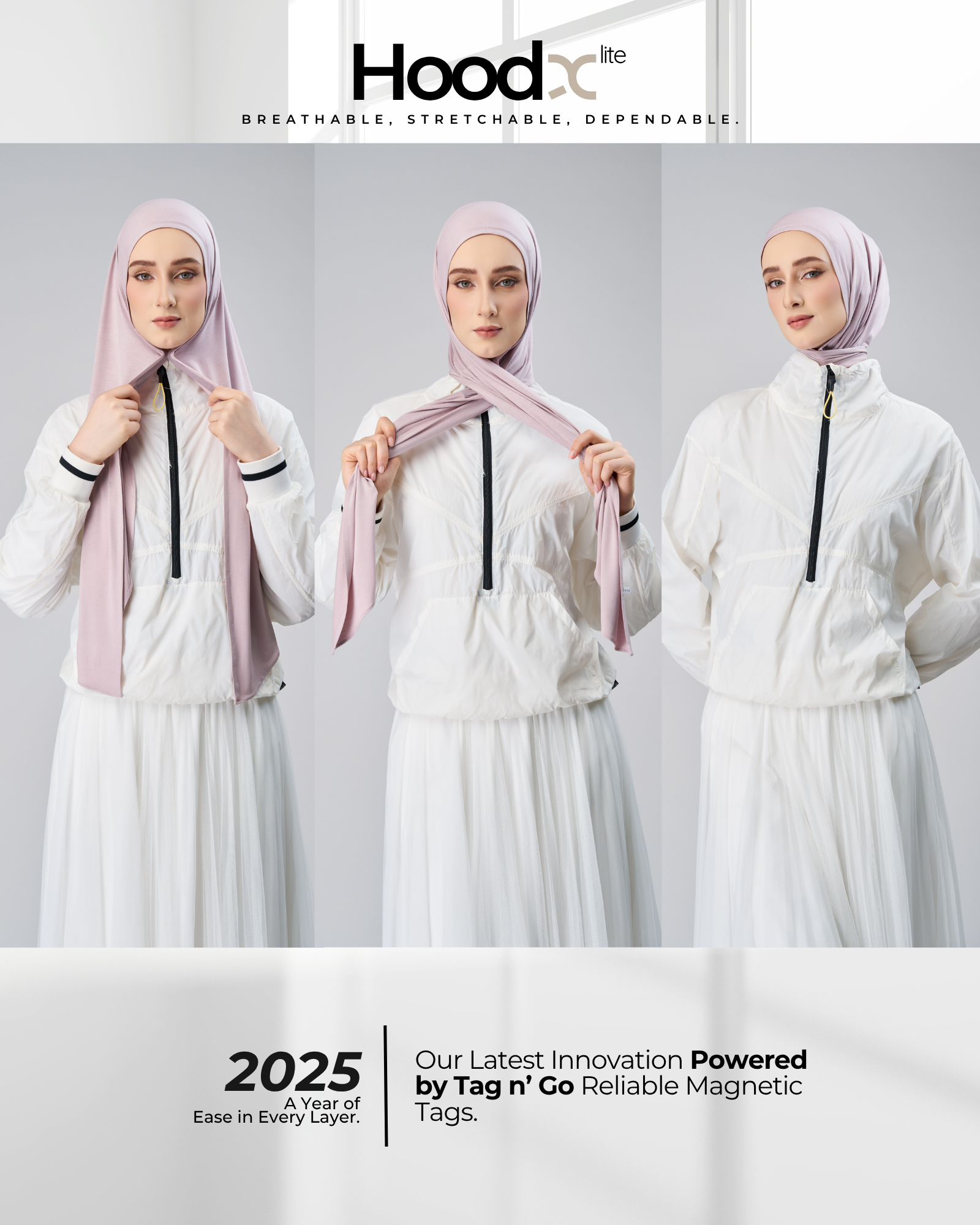 HoodX Lite in Pale Pink