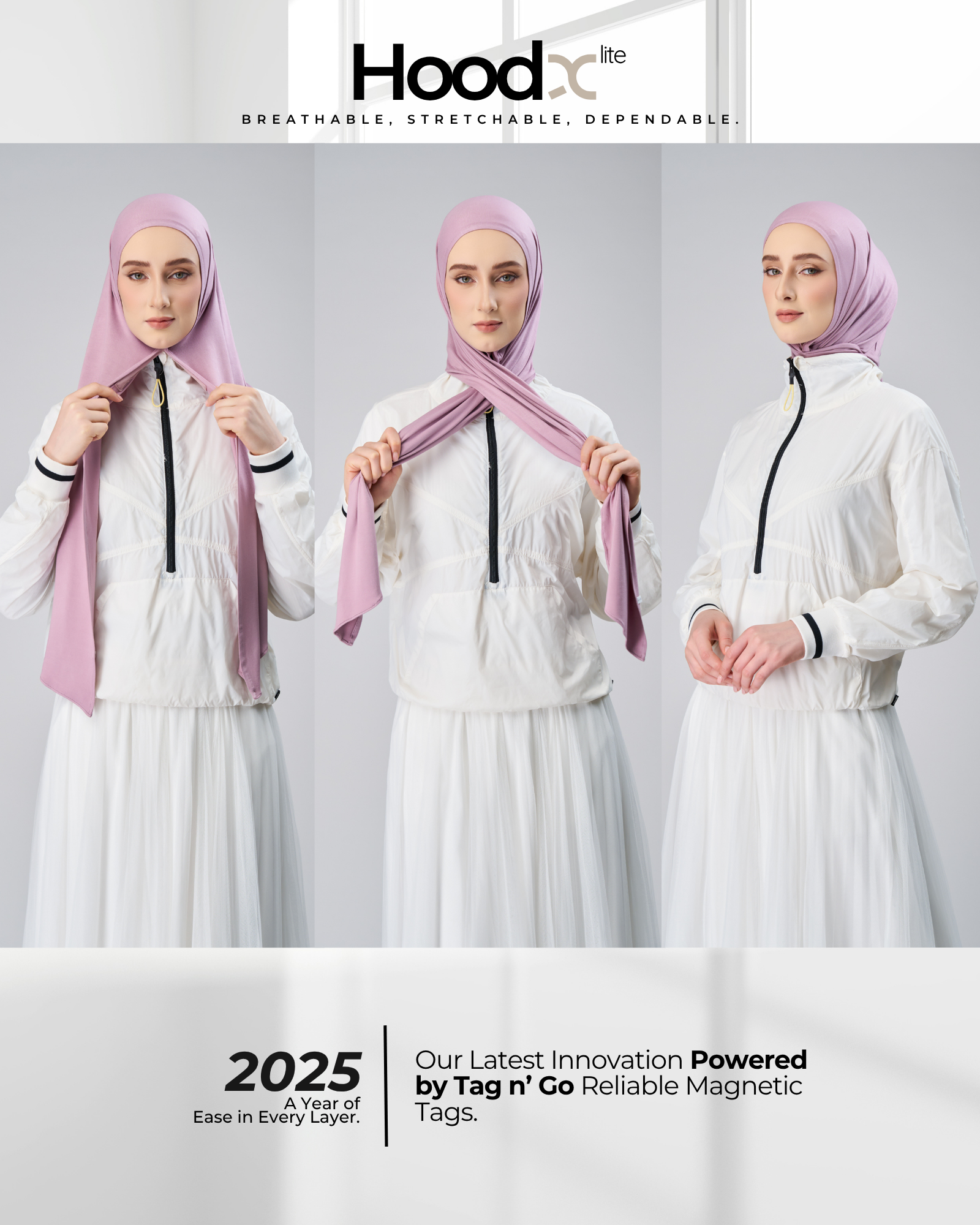 HoodX Lite in Plum Rose