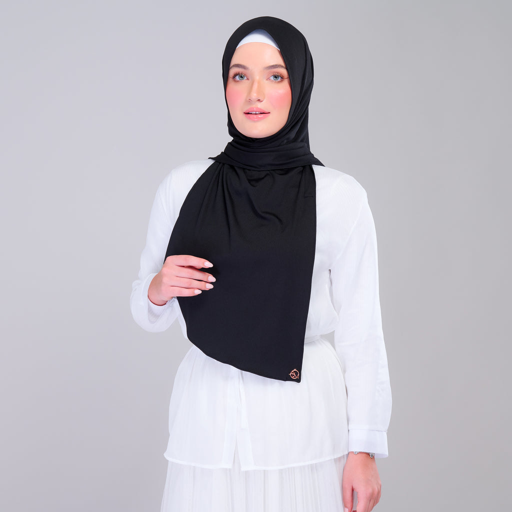 Instant Tag 'n Go Ribbed Jersey Butterfly - Black