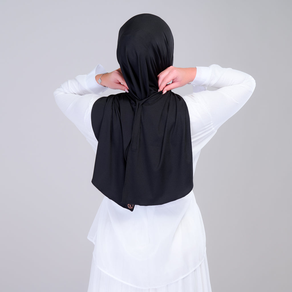 Instant Tag 'n Go Ribbed Jersey Butterfly - Black