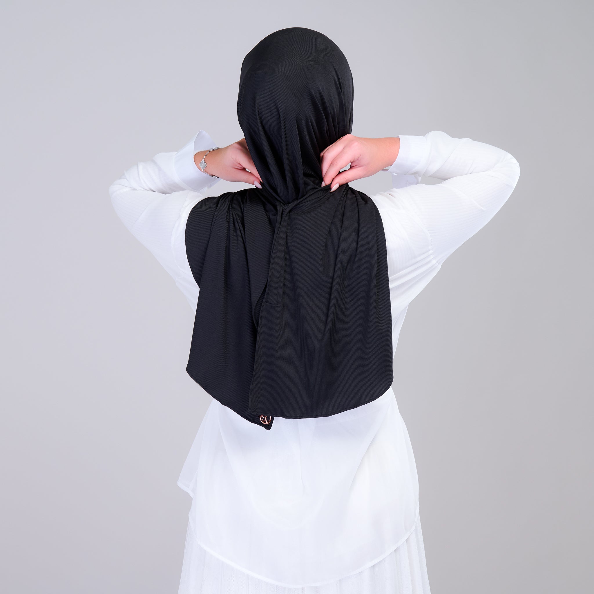 Instant Tag 'n Go Ribbed Jersey Butterfly - Black