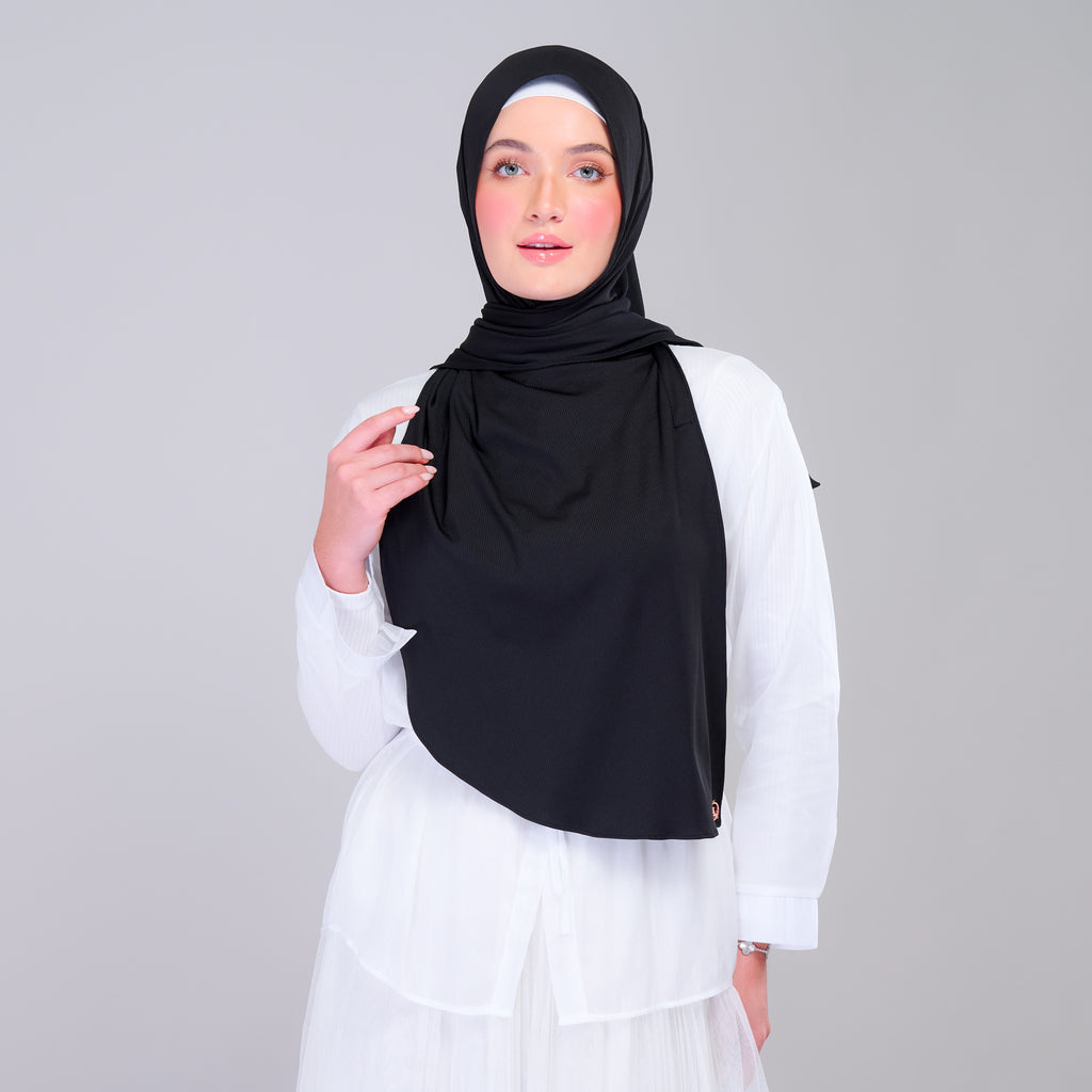 Instant Tag 'n Go Ribbed Jersey Butterfly - Black