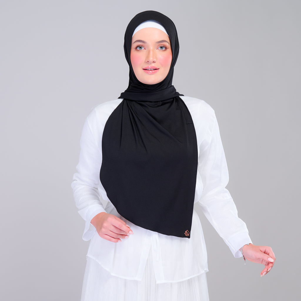 Instant Tag 'n Go Ribbed Jersey Butterfly - Black