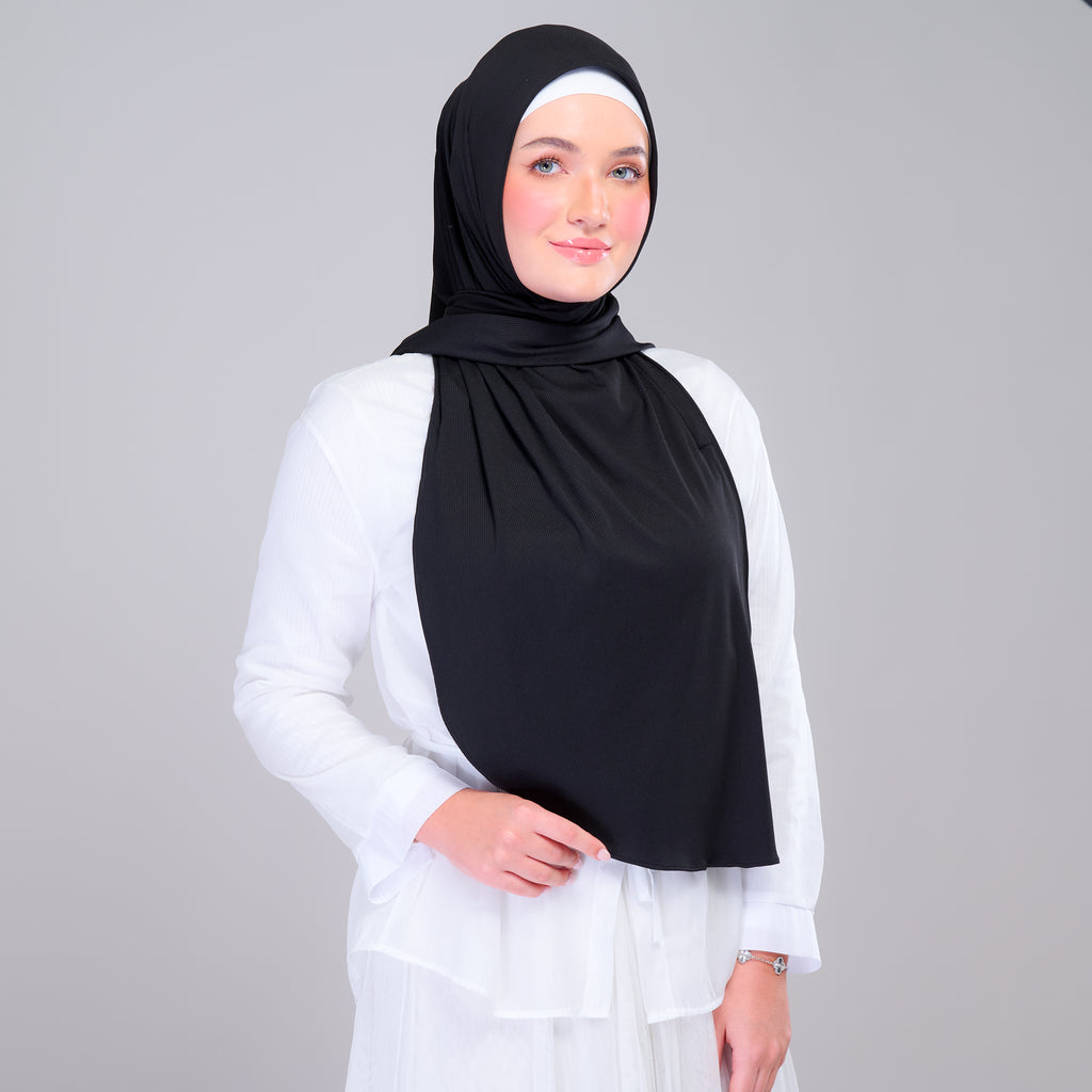Instant Tag 'n Go Ribbed Jersey Butterfly - Black