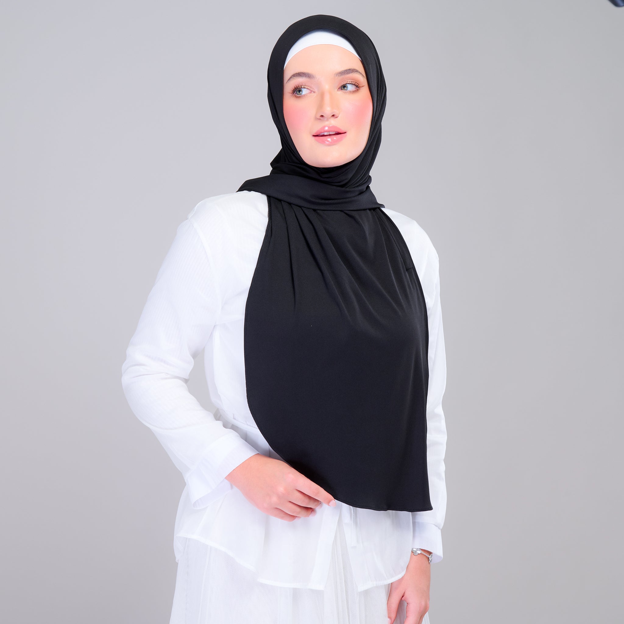 Instant Tag 'n Go Ribbed Jersey Butterfly - Black