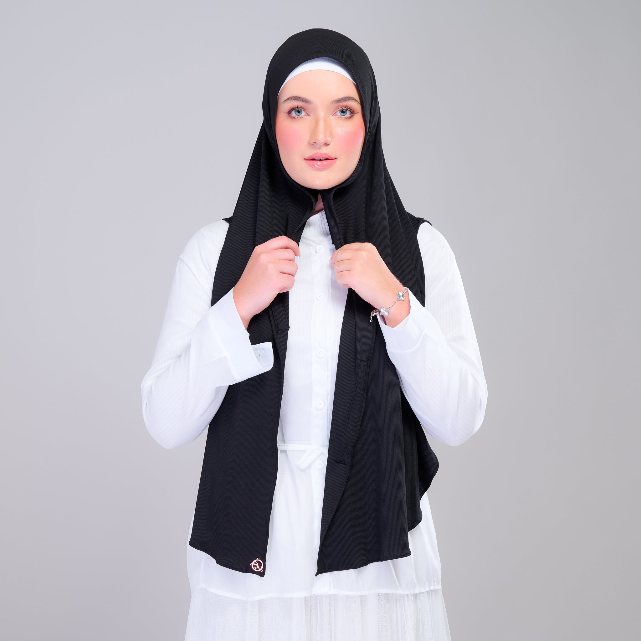 Instant Tag 'n Go Ribbed Jersey Butterfly - Black