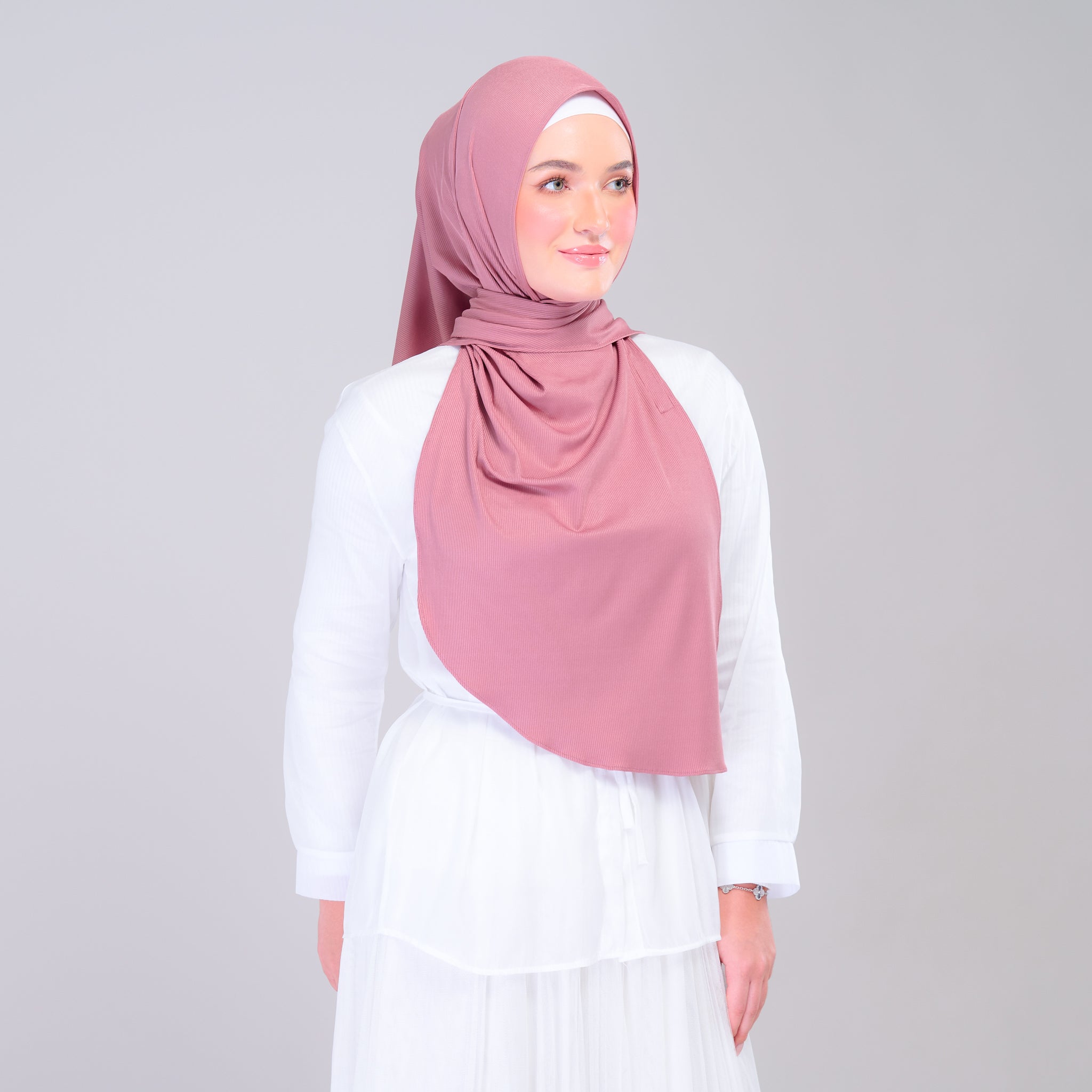 Instant Tag 'n Go Ribbed Jersey Butterfly - Dusty Berry