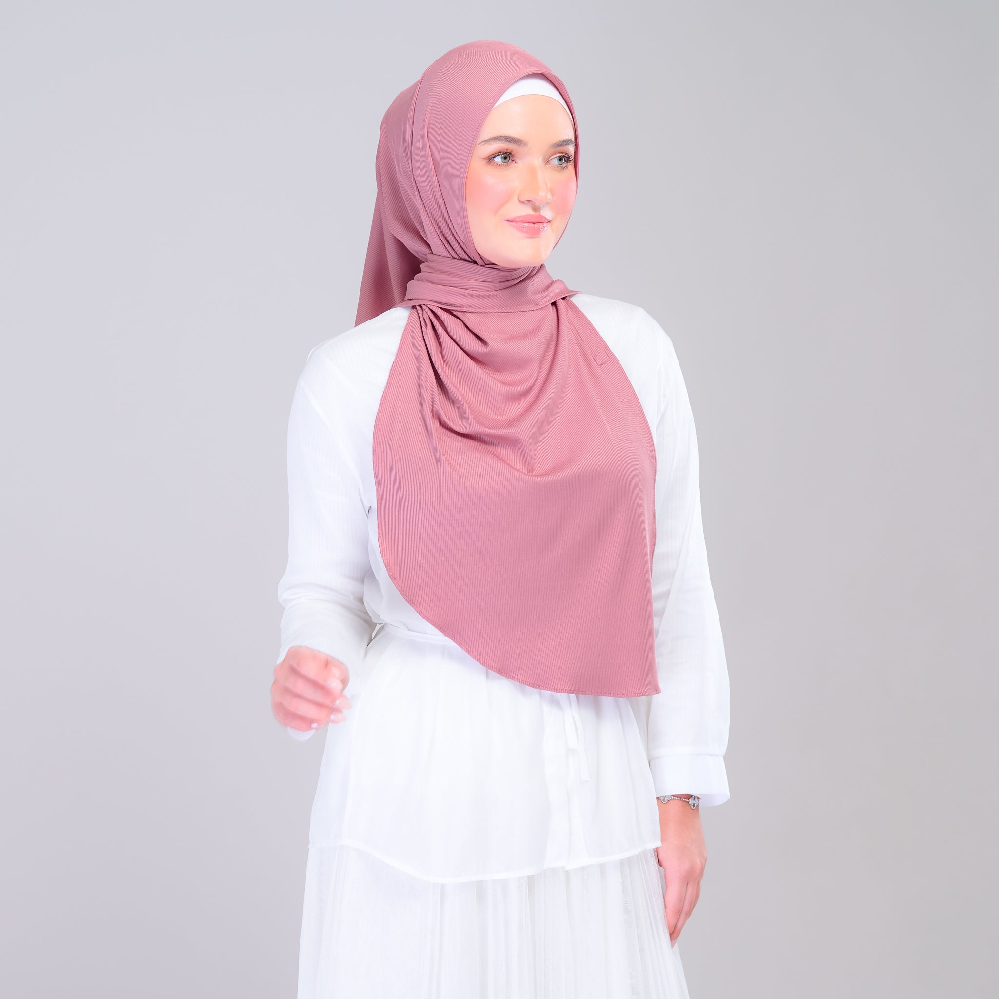 Instant Tag 'n Go Ribbed Jersey Butterfly - Dusty Berry