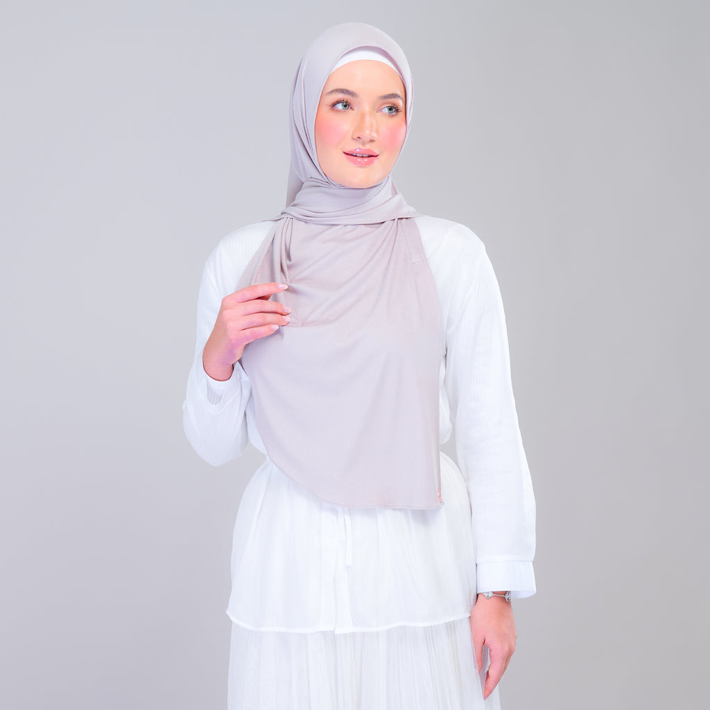 Instant Tag 'n Go Ribbed Jersey Butterfly - Taupe