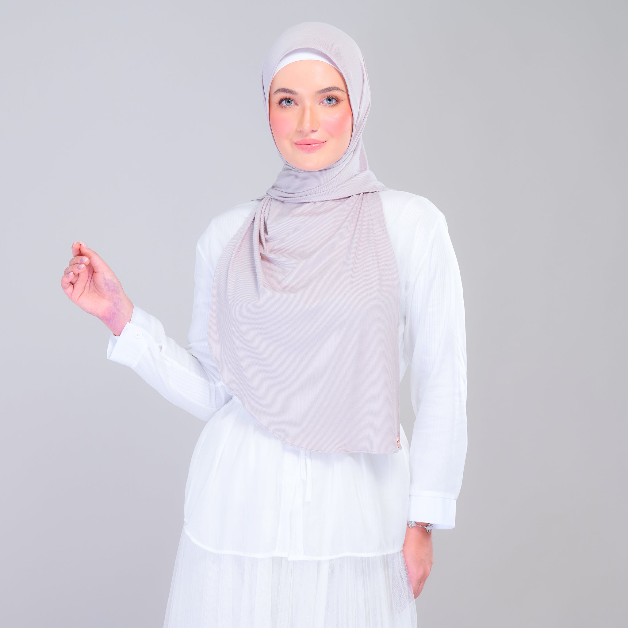 Instant Tag 'n Go Ribbed Jersey Butterfly - Taupe