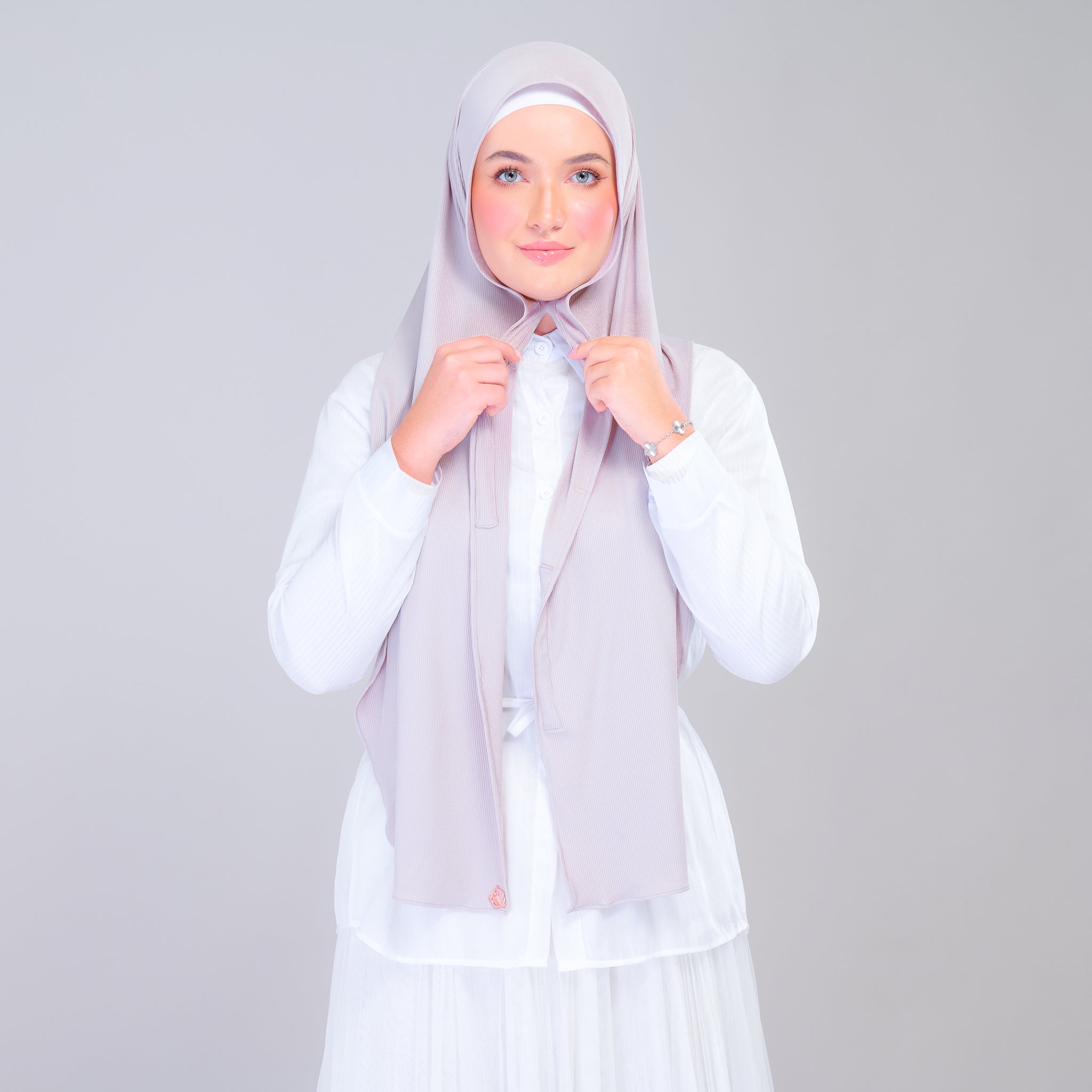 Instant Tag 'n Go Ribbed Jersey Butterfly - Taupe