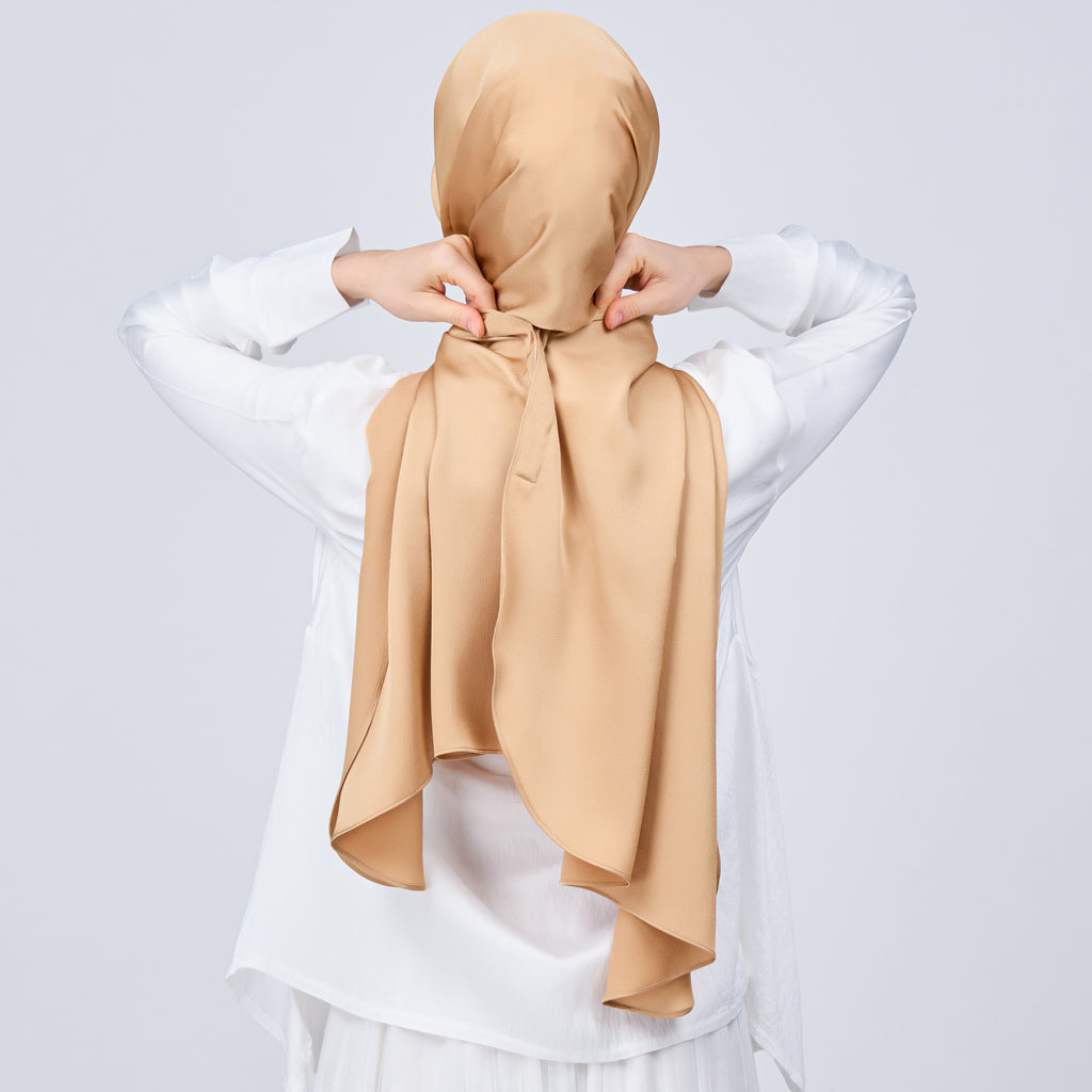 Instant Tag 'n Go Satin Bulle Shawl - Gold
