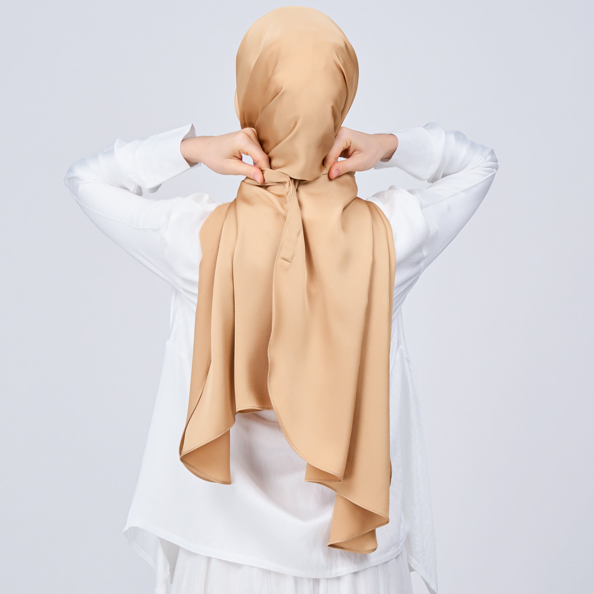 Instant Tag 'n Go Satin Bulle Shawl - Gold