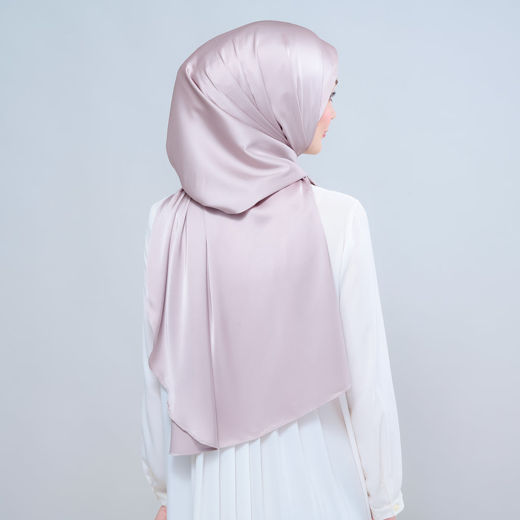 Instant Tag 'n Go Satin Silk Shawl - Cool Taupe