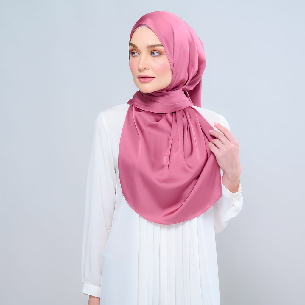 Instant Tag 'n Go Satin Silk Shawl - Sorbet