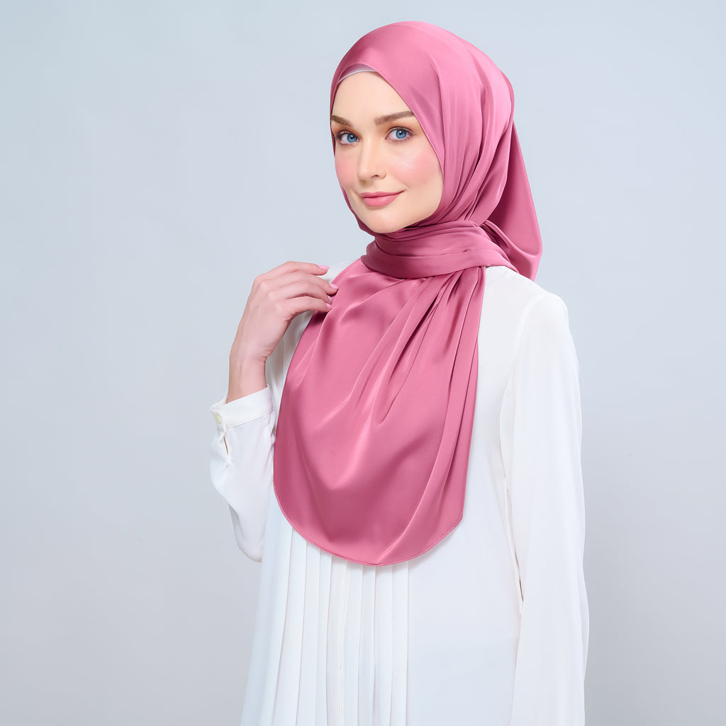Instant Tag 'n Go Satin Silk Shawl - Sorbet