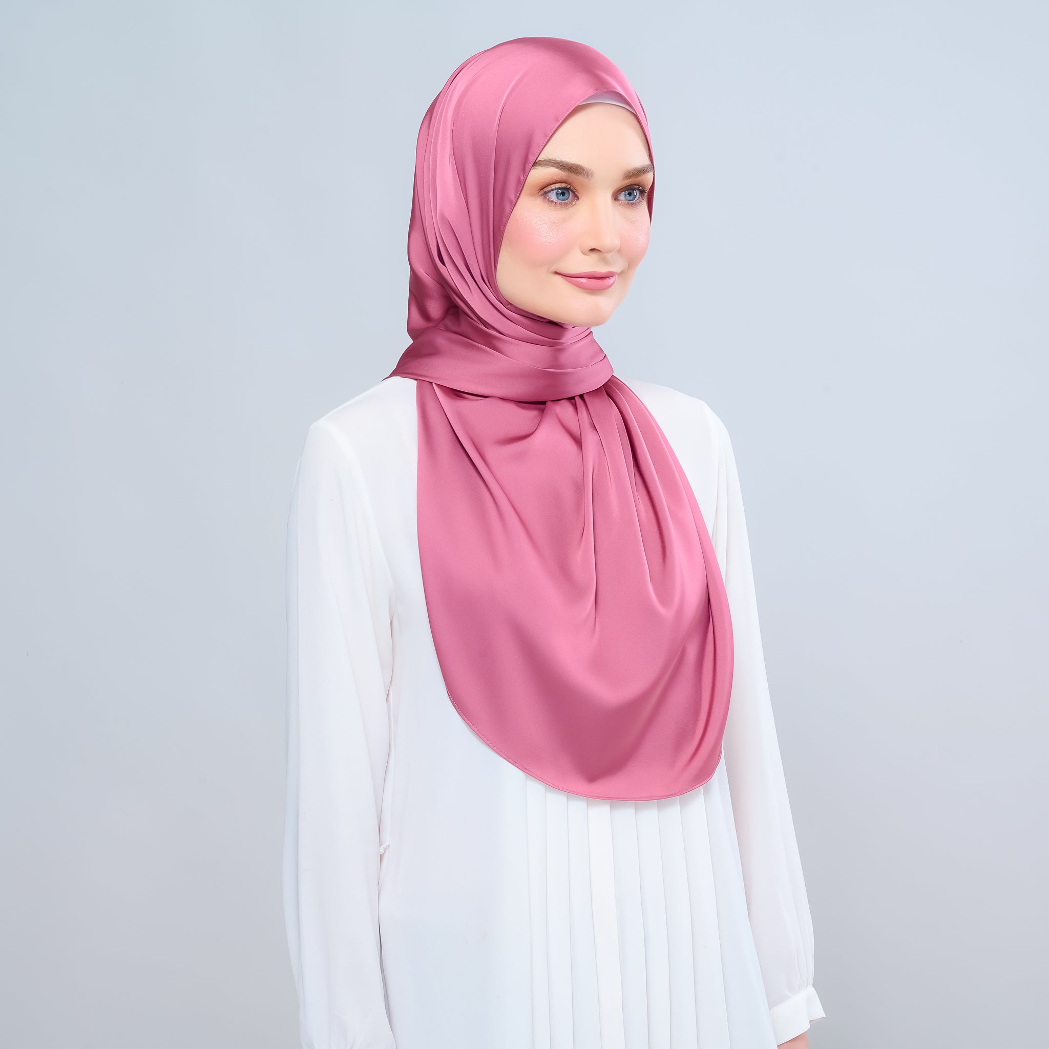 Instant Tag 'n Go Satin Silk Shawl - Sorbet
