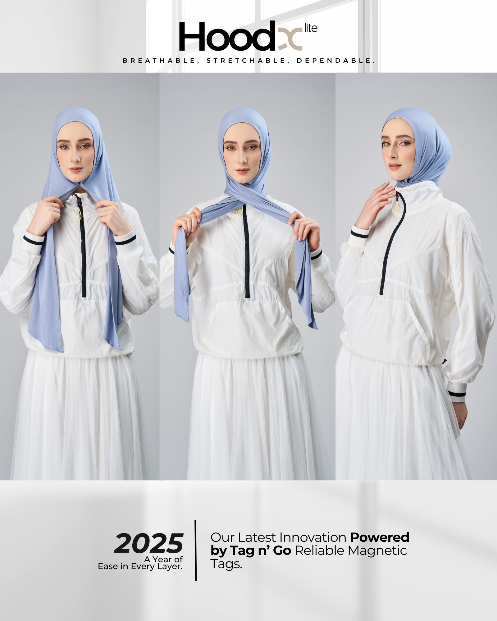 HoodX Lite in Titanium Blue