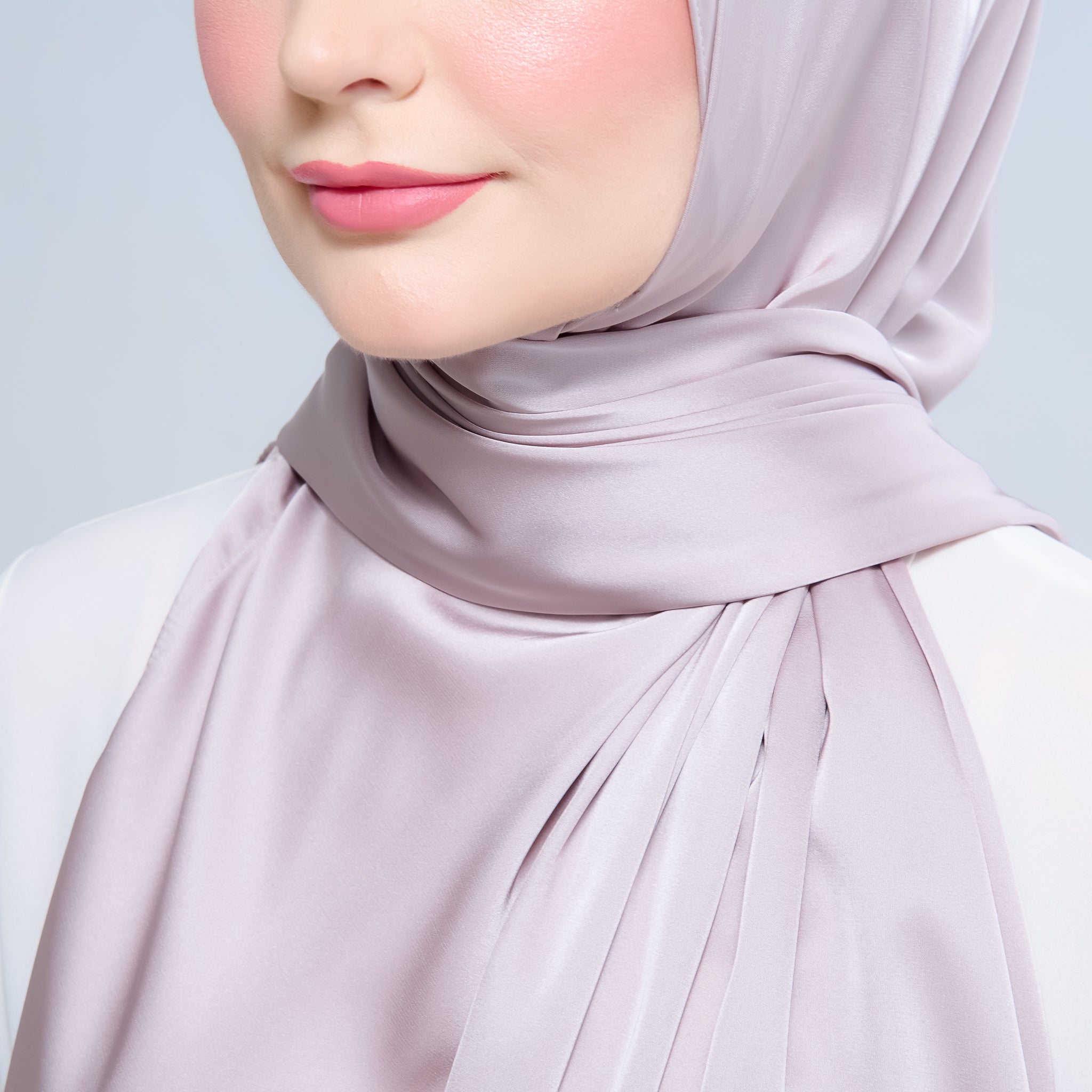 Instant Tag 'n Go Satin Silk Shawl - Cool Taupe