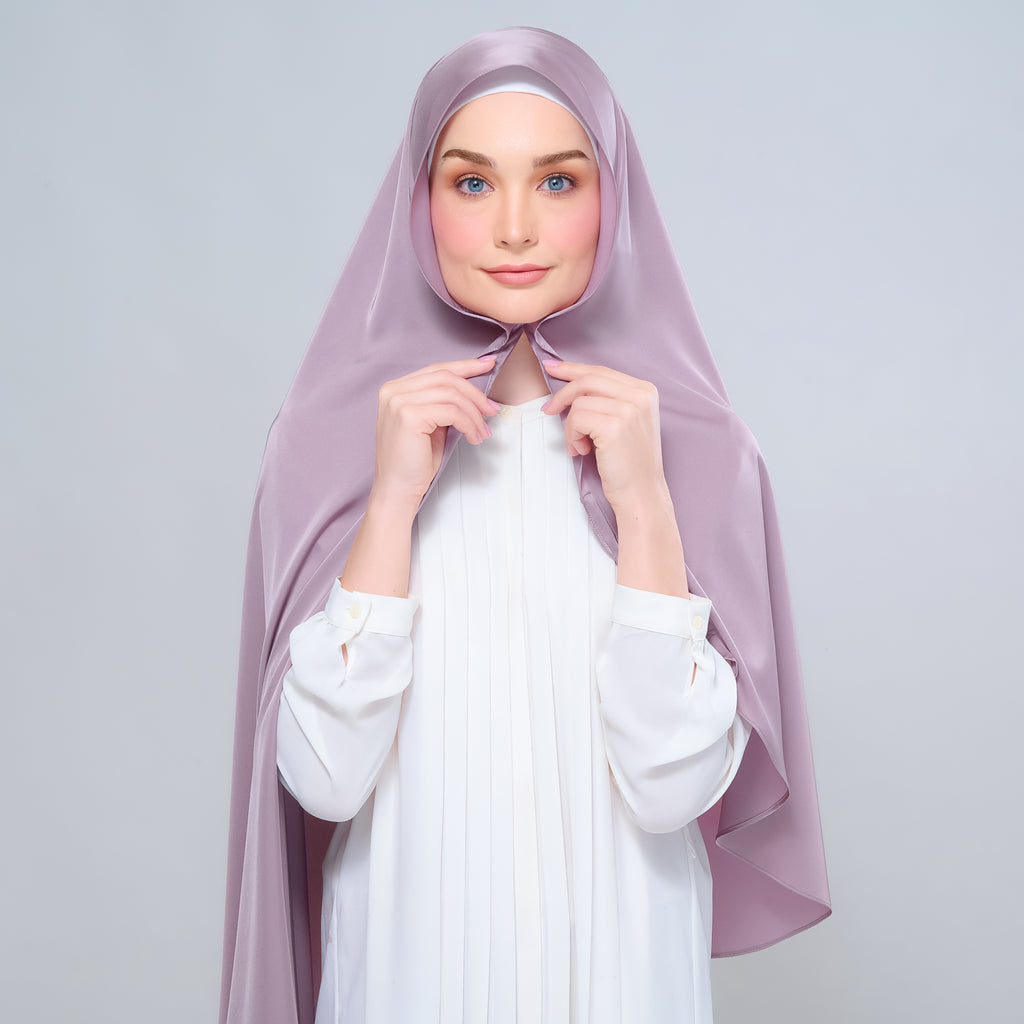 Instant Tag 'n Go Satin Silk Shawl - Thistle