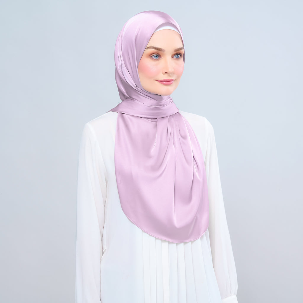 Instant Tag 'n Go Satin Silk Shawl - Light Orchid