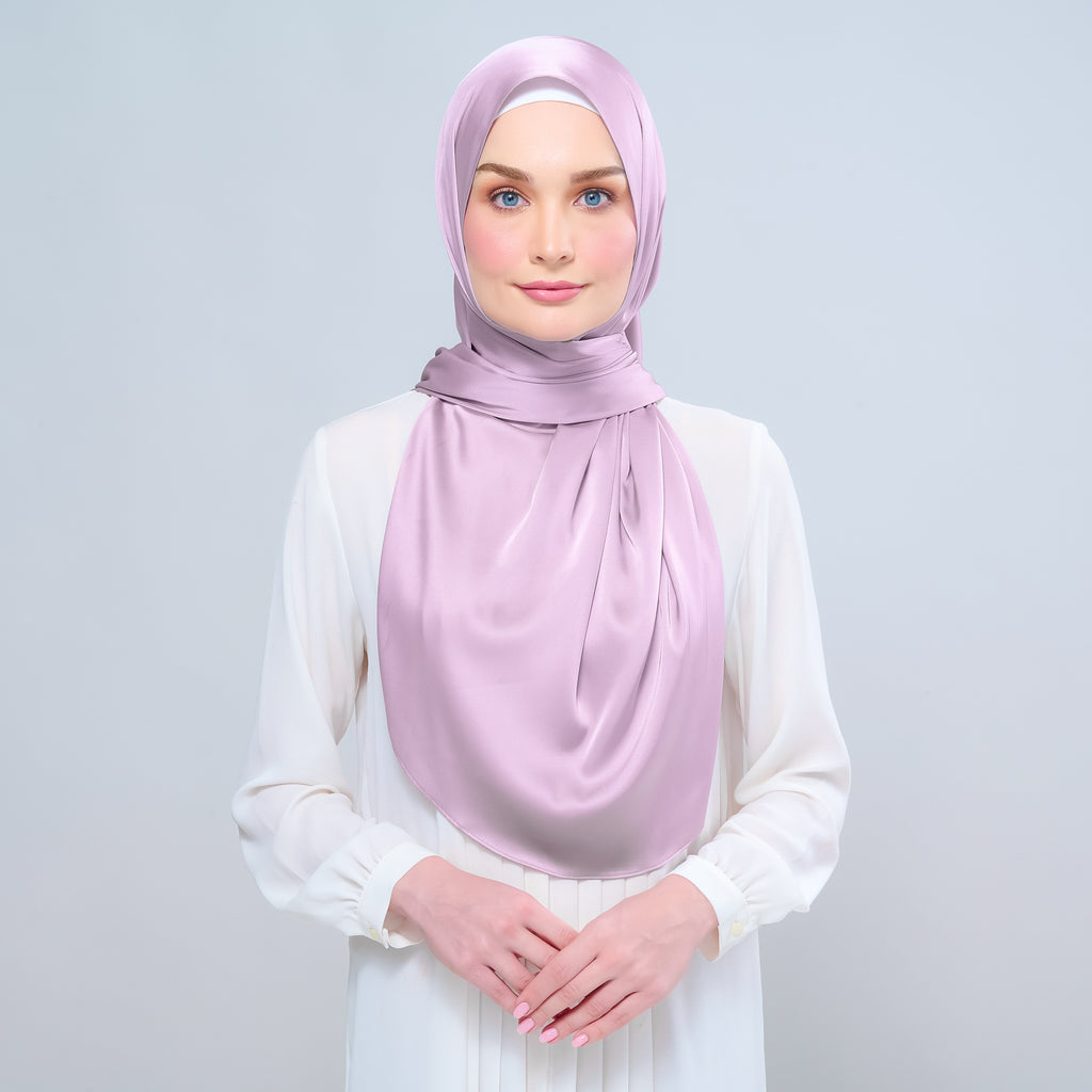 Instant Tag 'n Go Satin Silk Shawl - Light Orchid