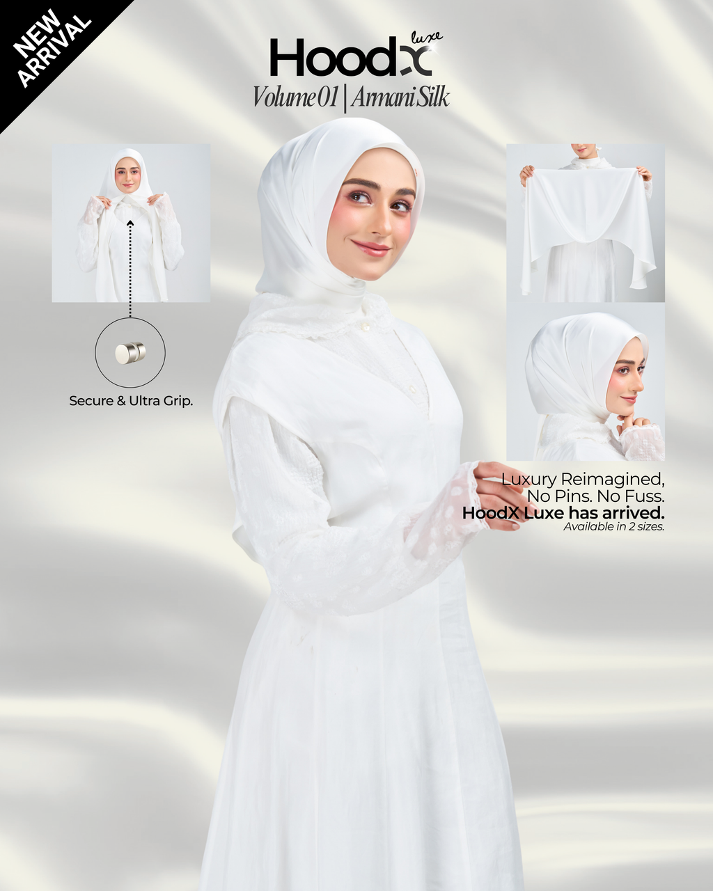 [★New] HoodX Luxe in Timeless White