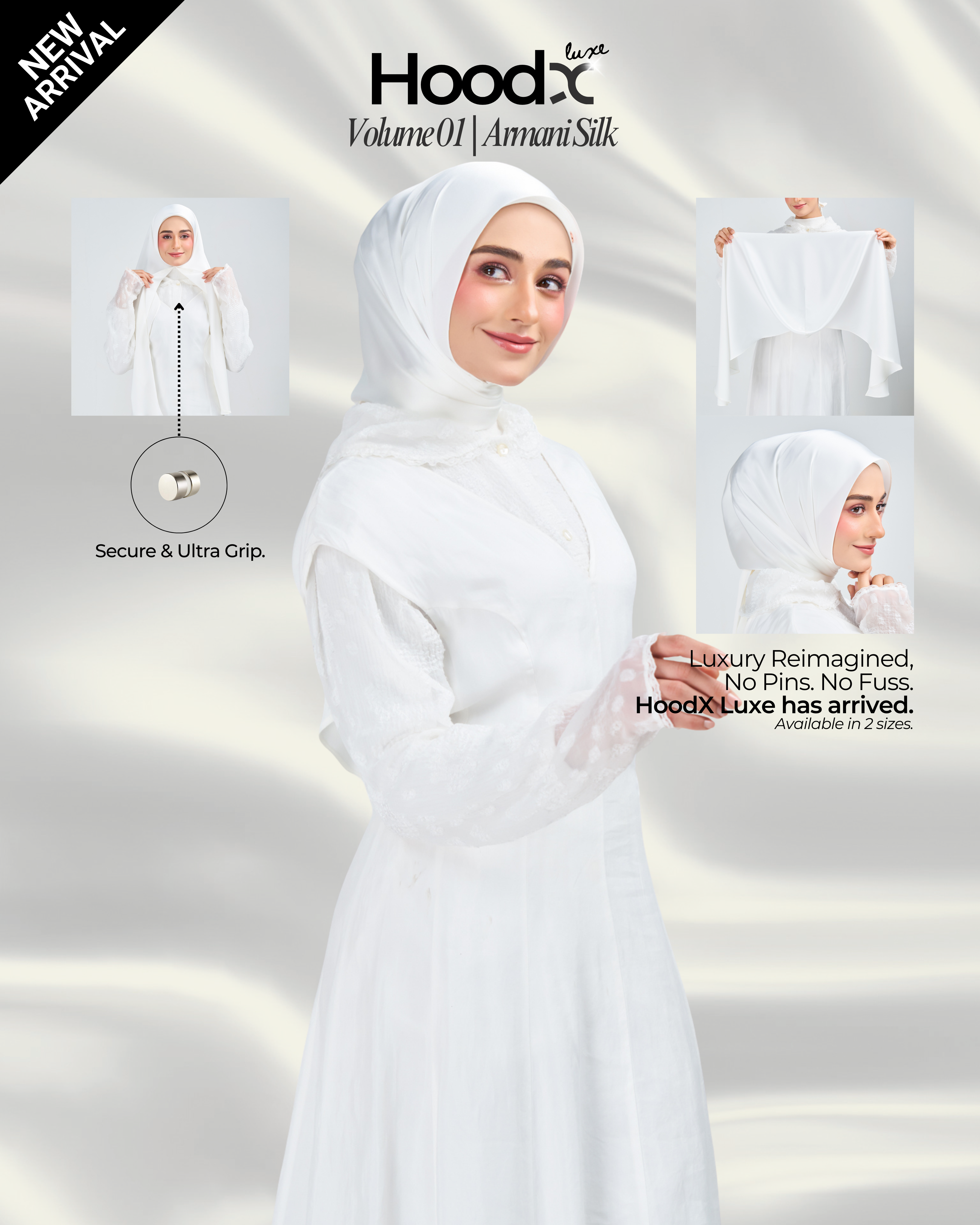 [★New] HoodX Luxe in Timeless White