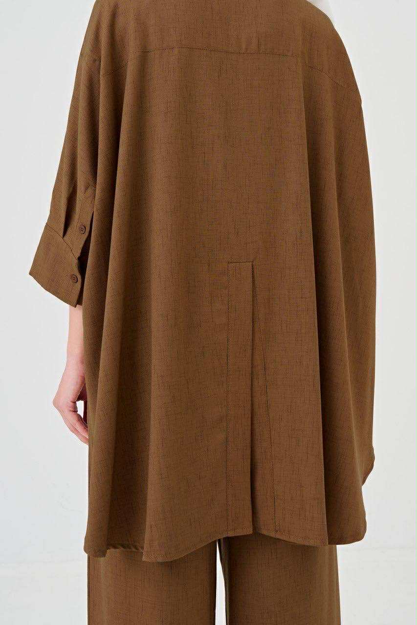 She Dazzle | Lea Caftan in Tan Brown