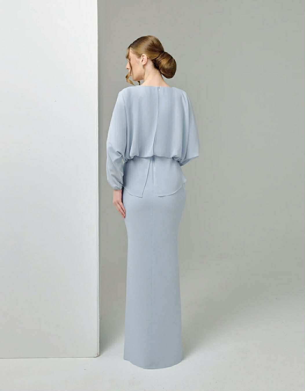 QISZAR │ Hannah Luxe in Stone Blue