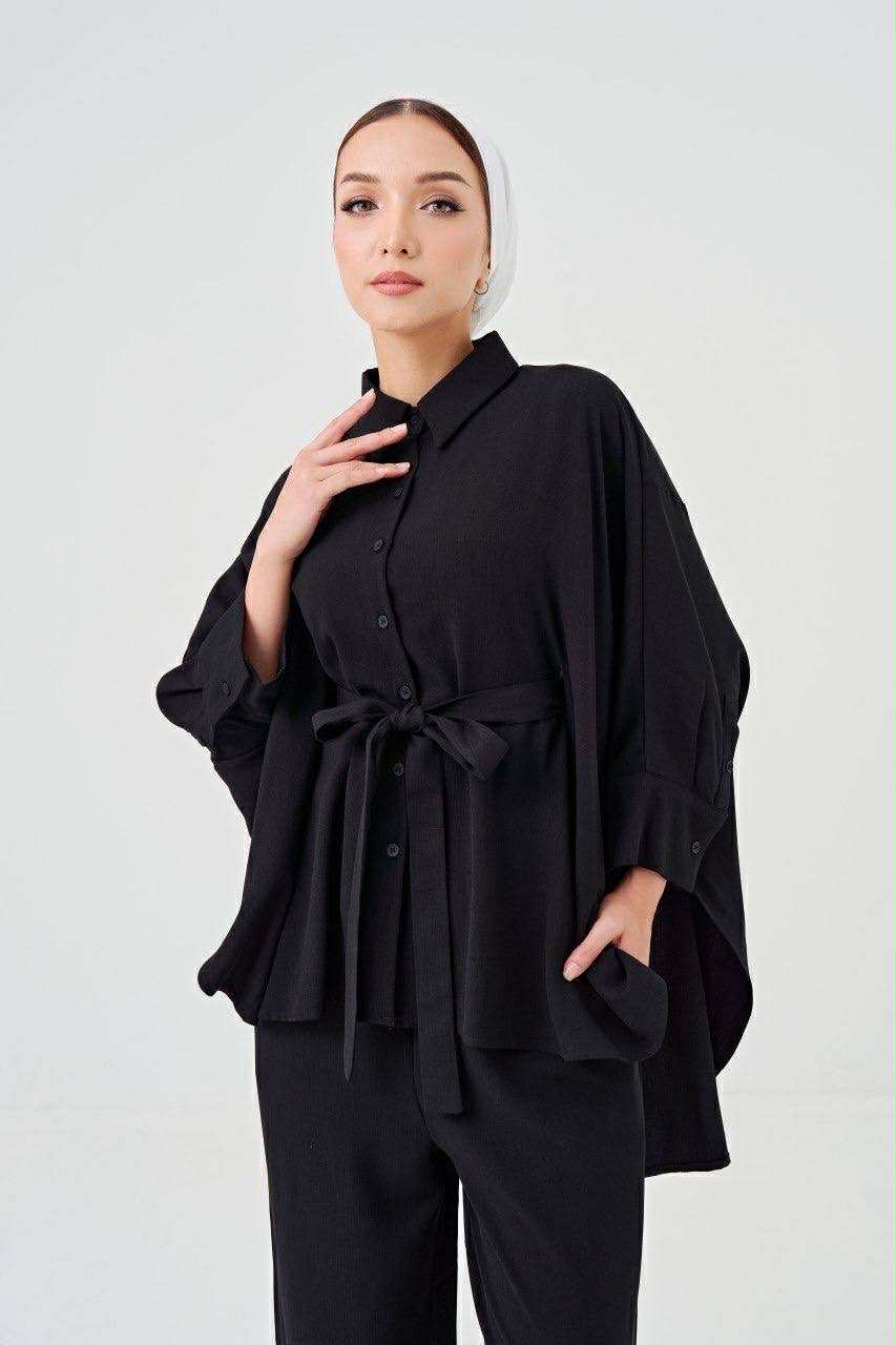 She Dazzle | Lea Caftan in Black