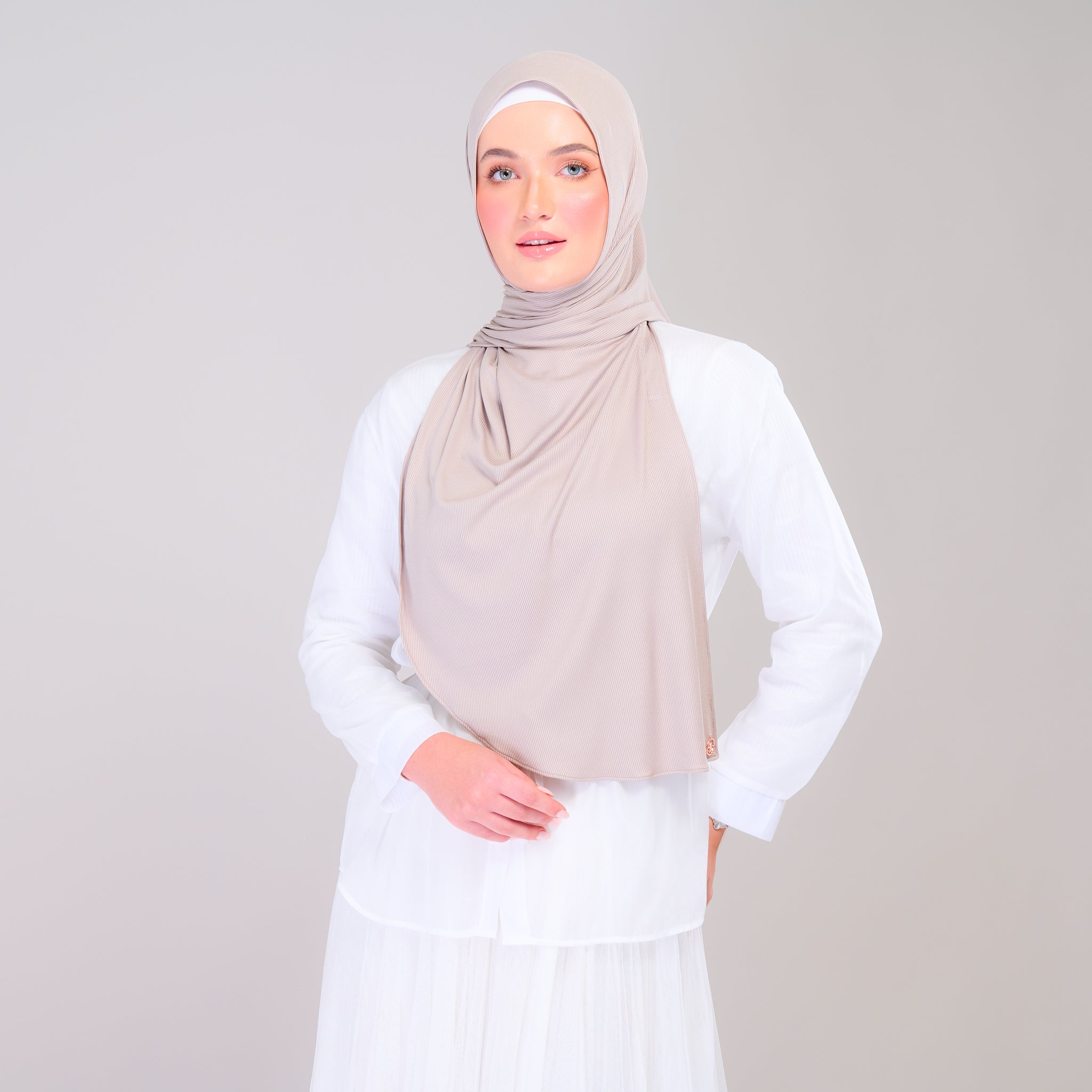 Instant Tag 'n Go Ribbed Jersey Butterfly - Natural Sand