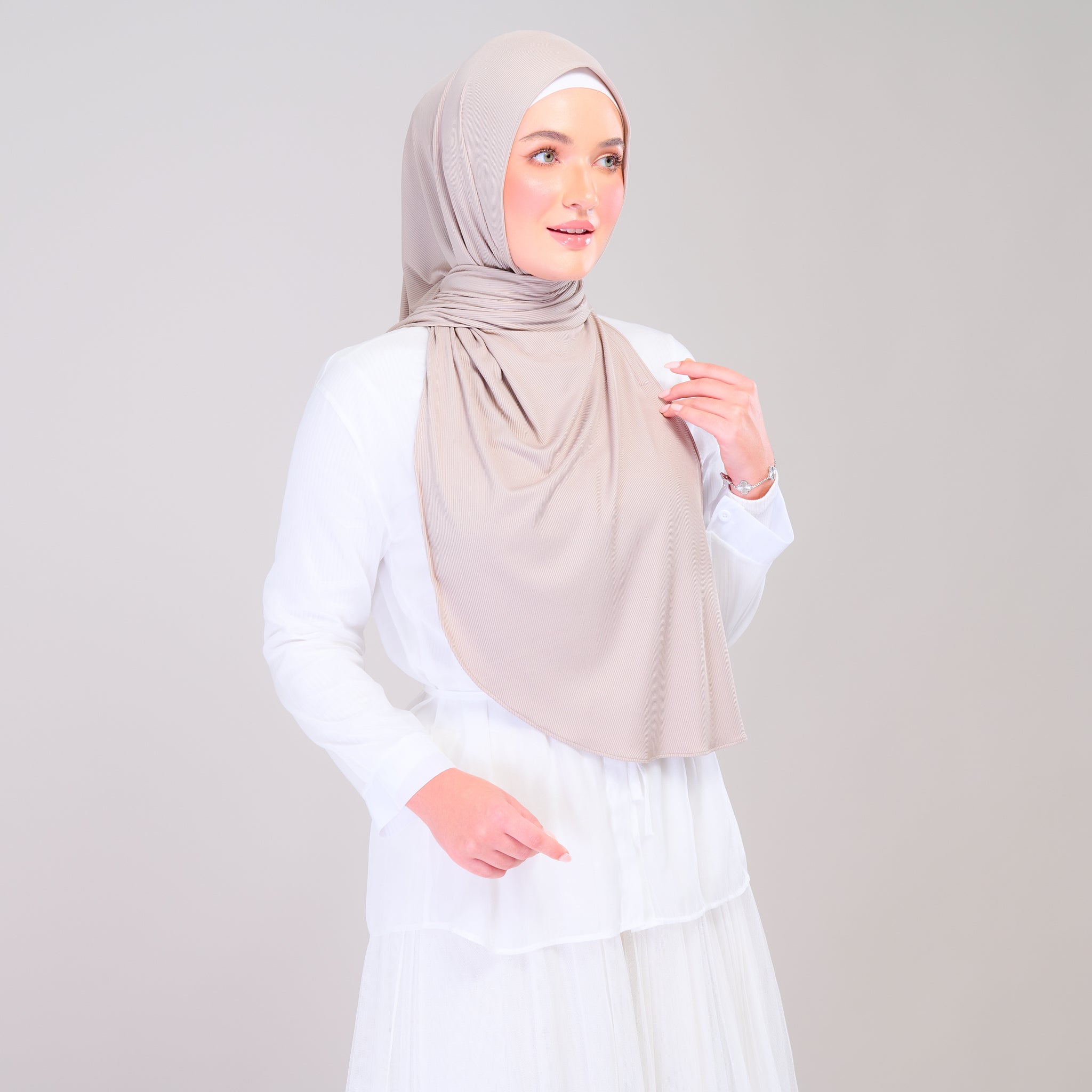 Instant Tag 'n Go Ribbed Jersey Butterfly - Natural Sand