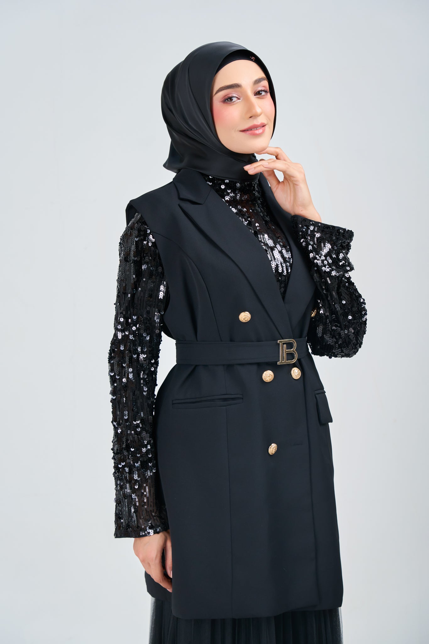 [★New] HoodX Luxe in Raven Black