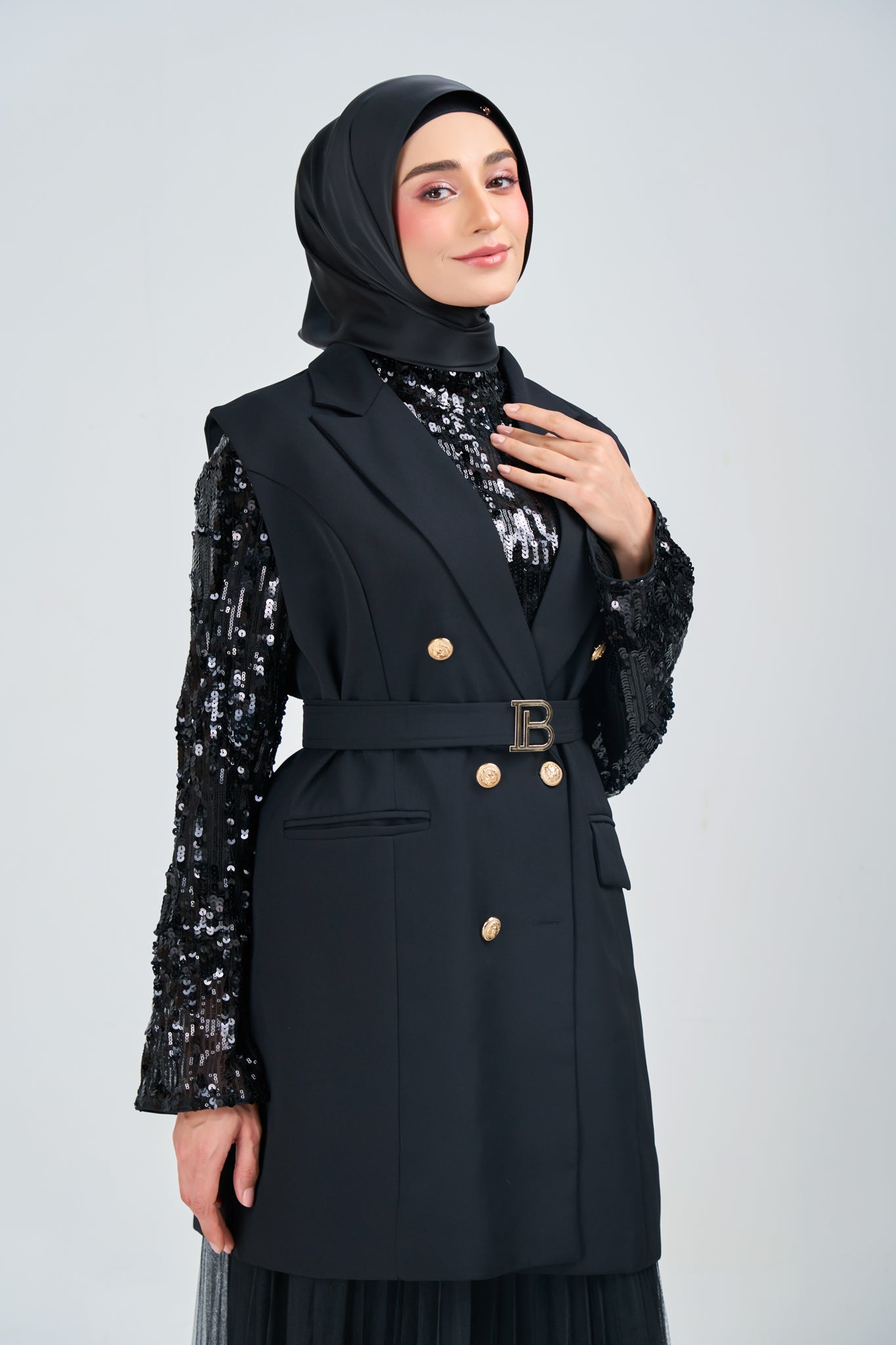 [★New] HoodX Luxe in Raven Black
