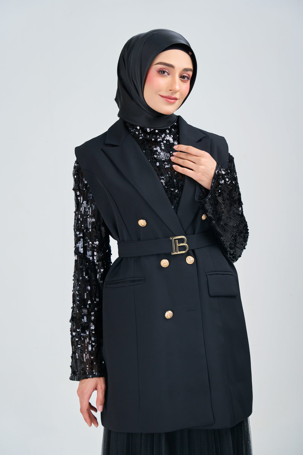[★New] HoodX Luxe in Raven Black